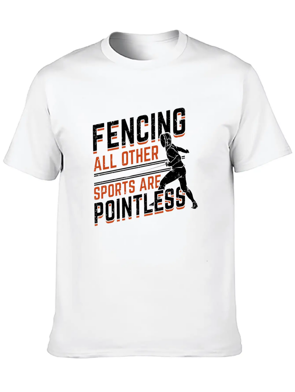 Fencing Sport Fencer Gift Essential Cotton Tee For Daily Outfits – Unisex Style