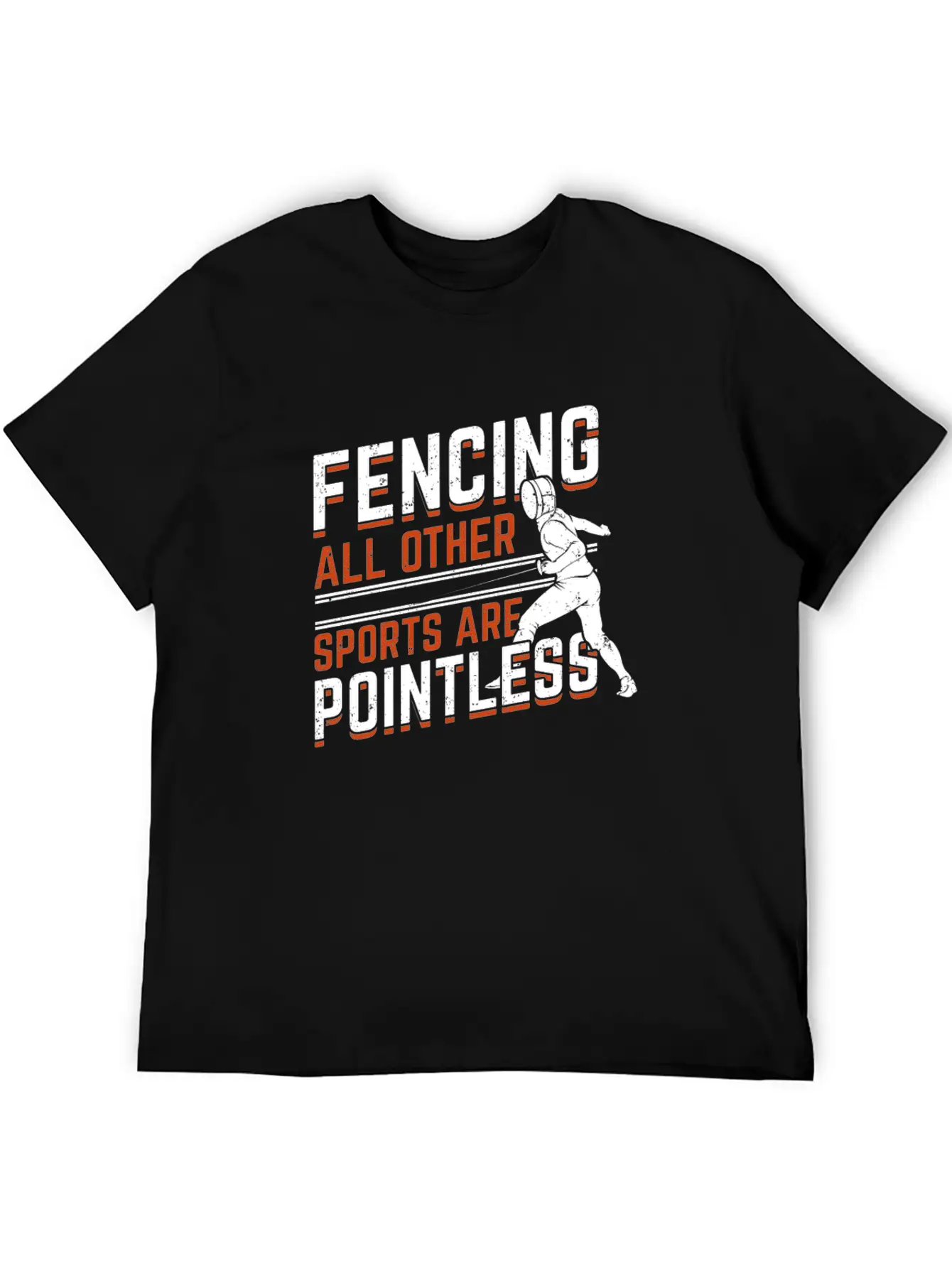 Fencing Sport Fencer Gift Essential Cotton Tee For Daily Outfits – Unisex Style