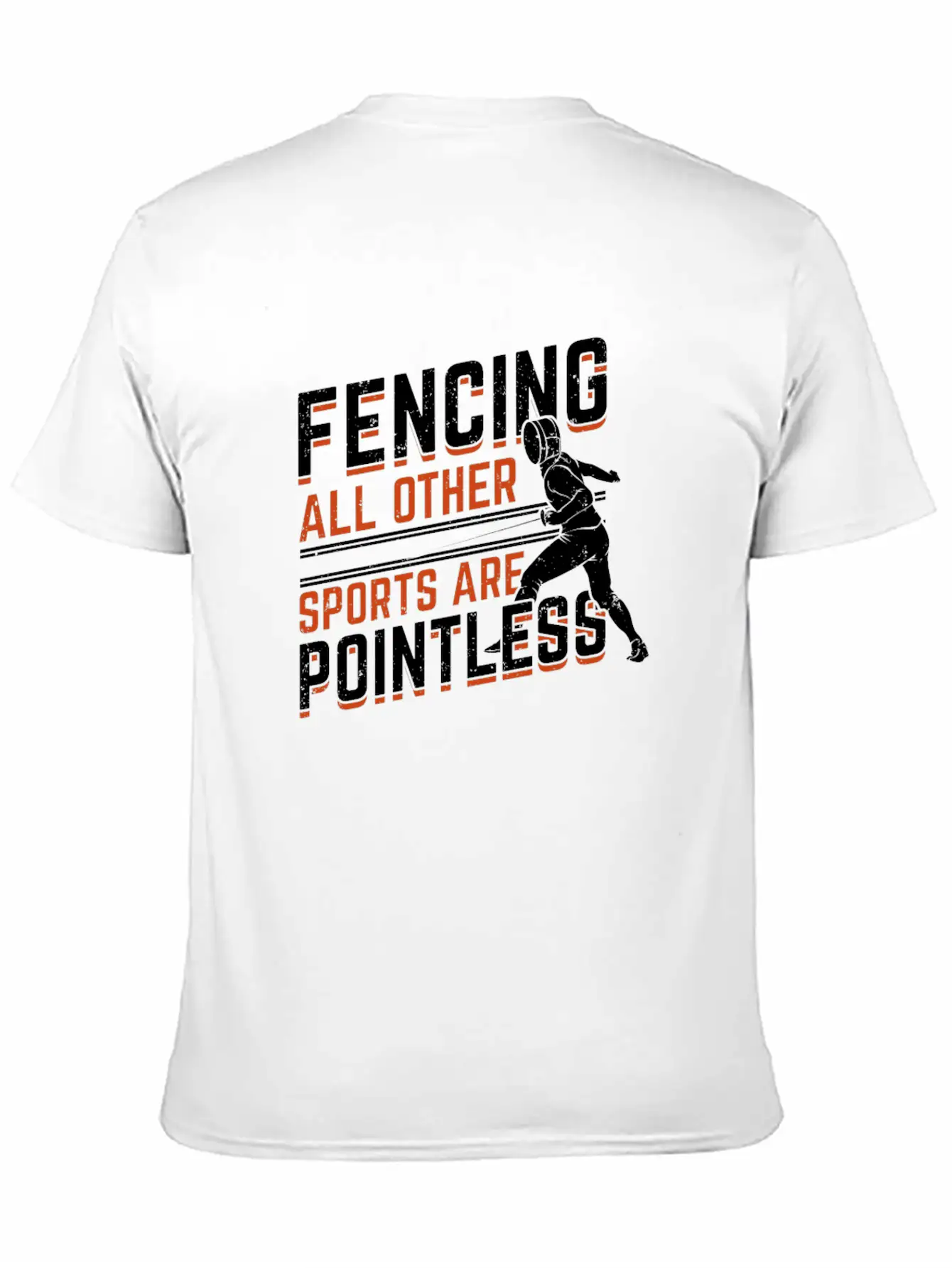 Fencing Sport Fencer Gift Essential Cotton Tee For Daily Outfits – Unisex Style
