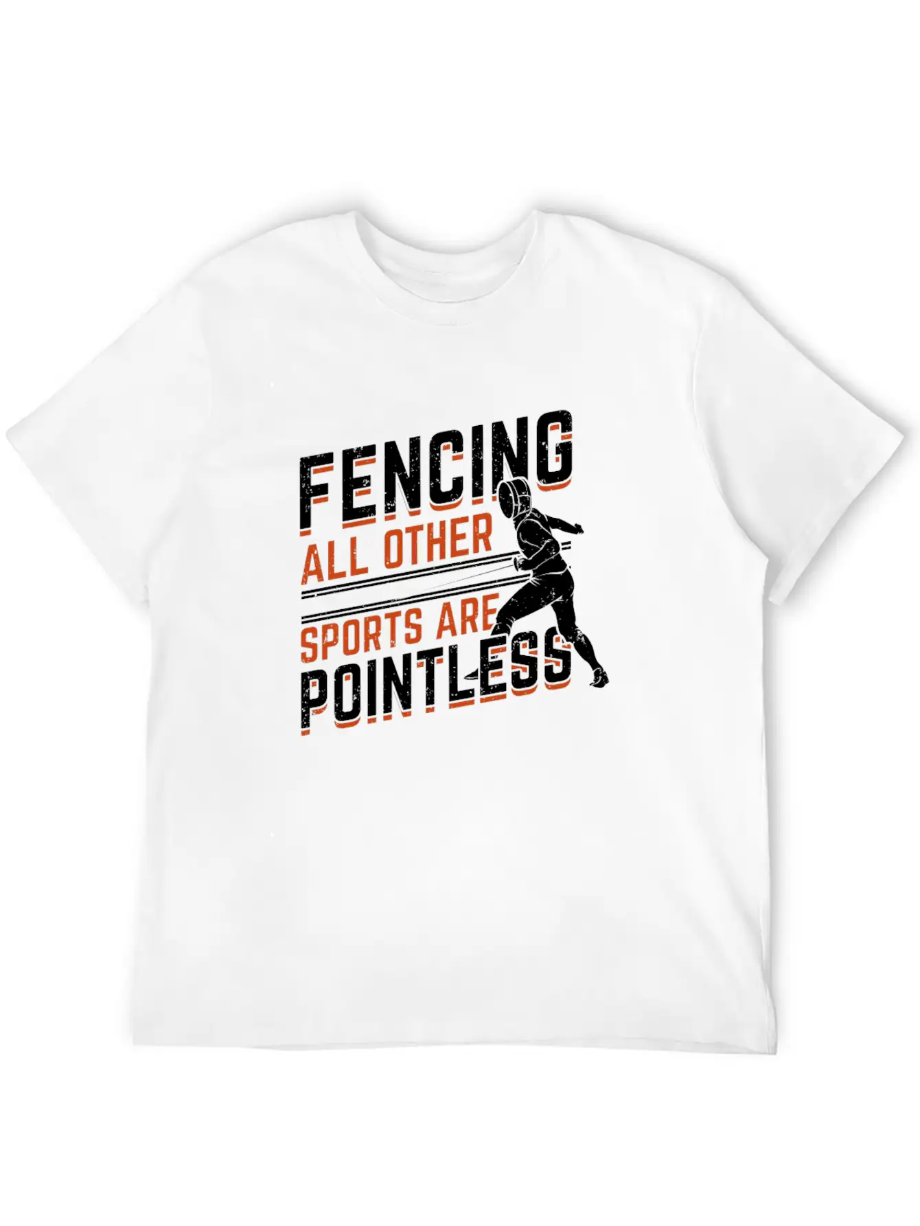 Fencing Sport Fencer Gift Essential Cotton Tee For Daily Outfits – Unisex Style