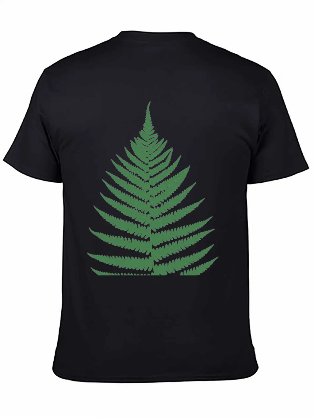 Fern Leaf Unisex Short Sleeve Soft Cotton T-Shirt – Casual Everyday Wear