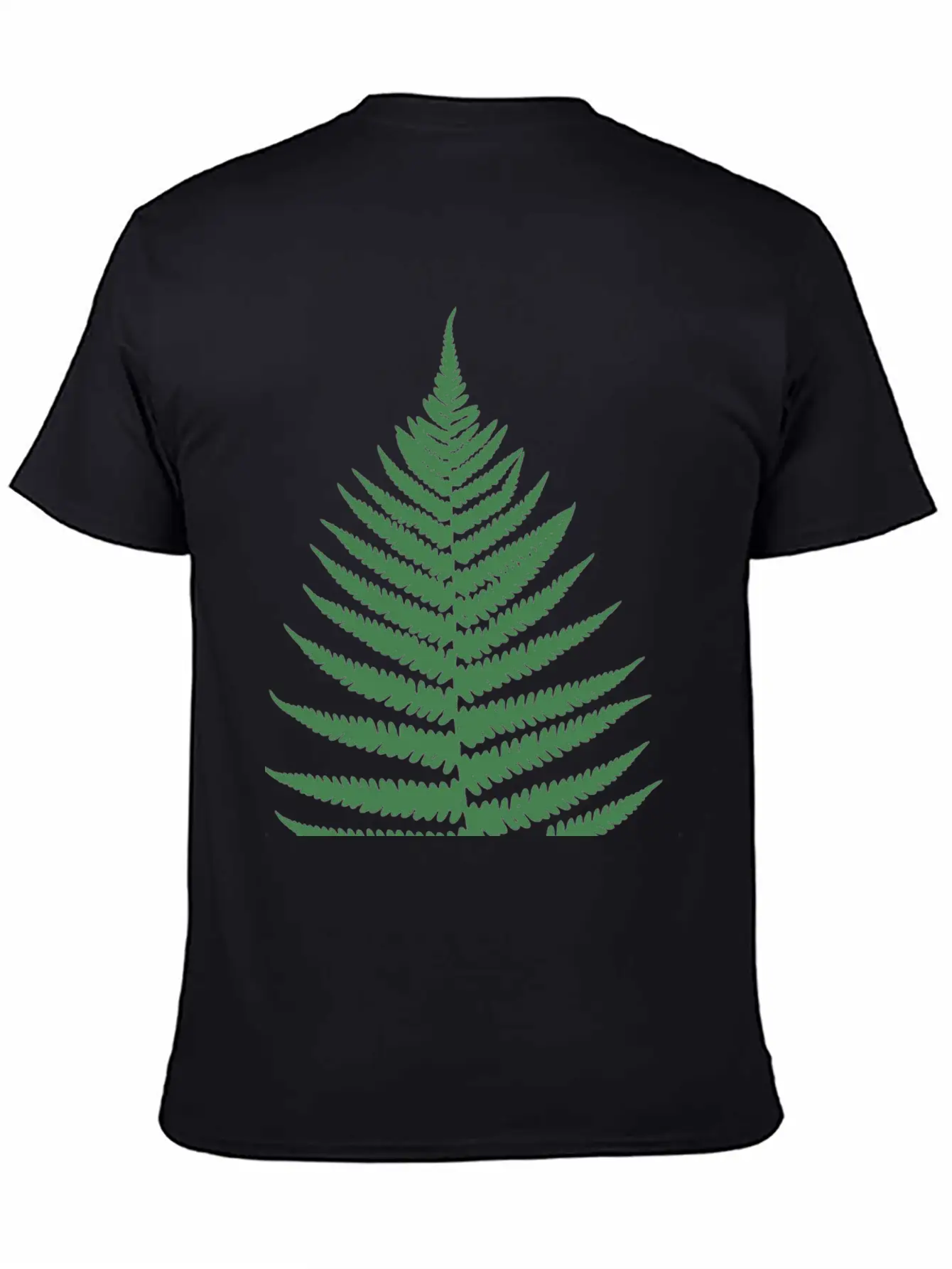 Fern Leaf Unisex Short Sleeve Soft Cotton T-Shirt – Casual Everyday Wear