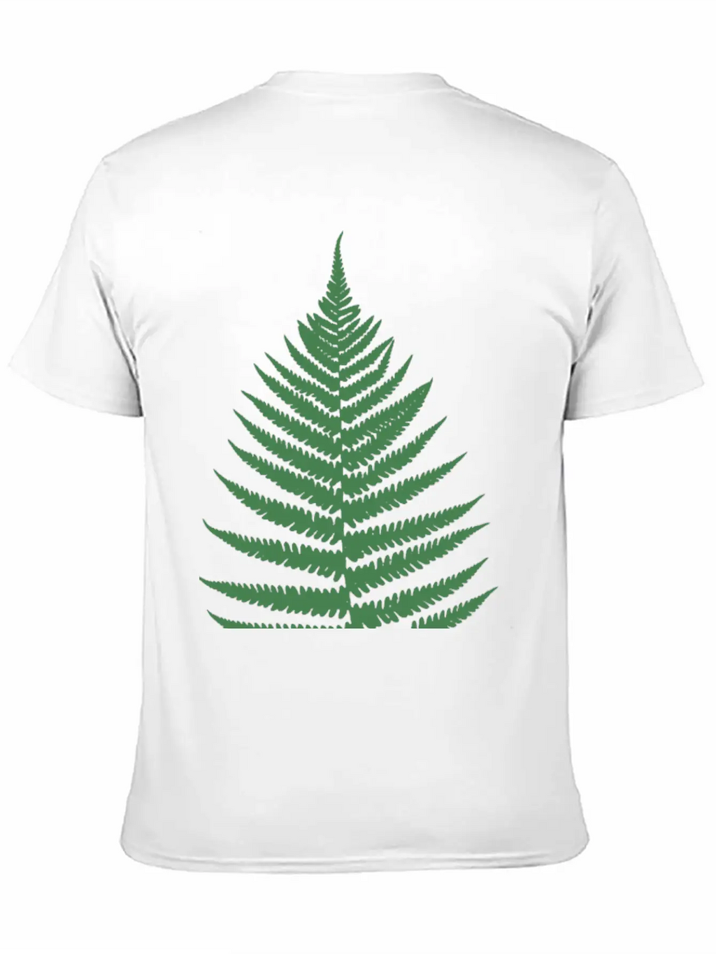 Fern Leaf Unisex Short Sleeve Soft Cotton T-Shirt – Casual Everyday Wear