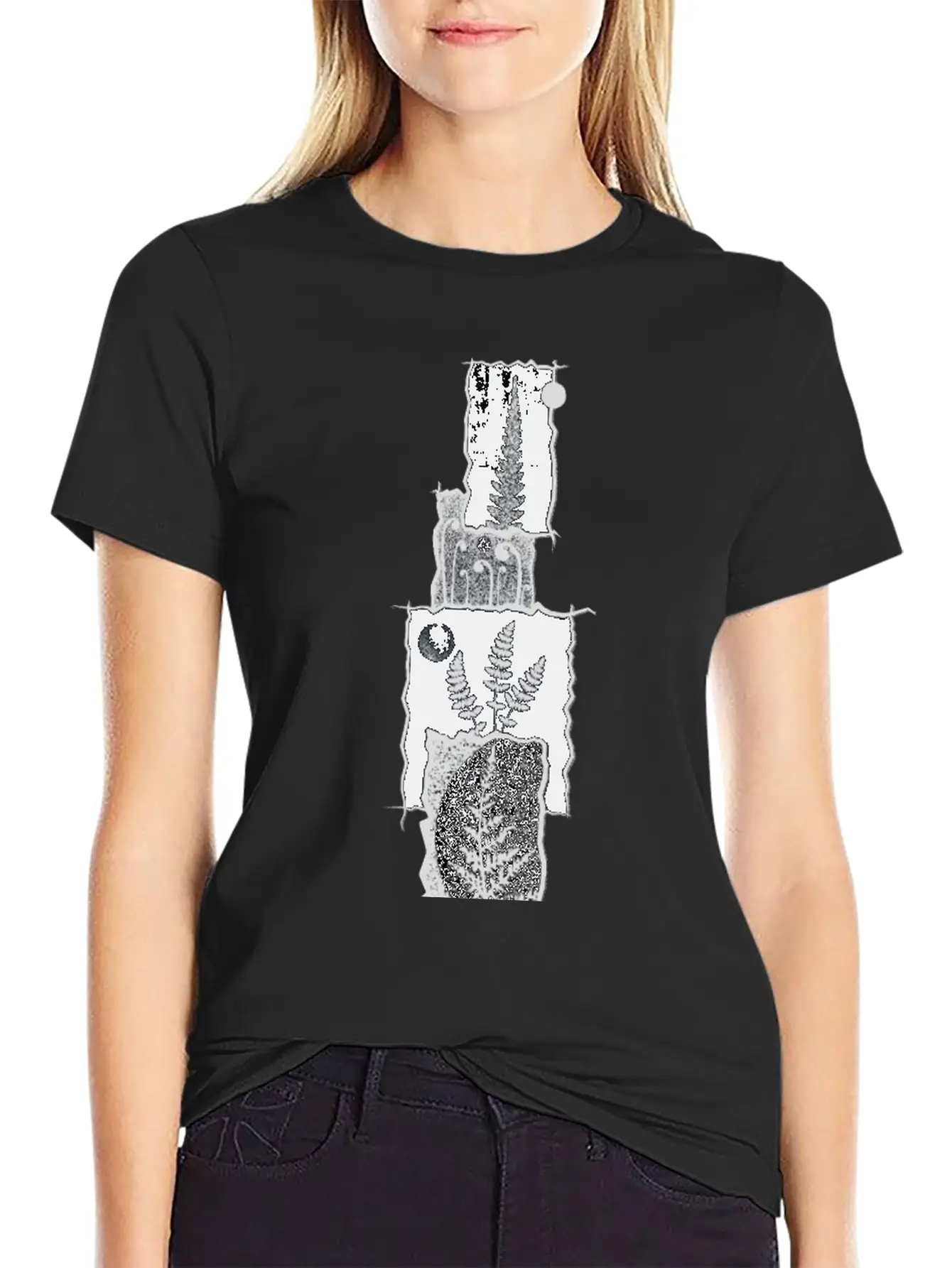 Fern Tower Casual Graphic T-Shirt – Simple And Comfortable Daily Wear