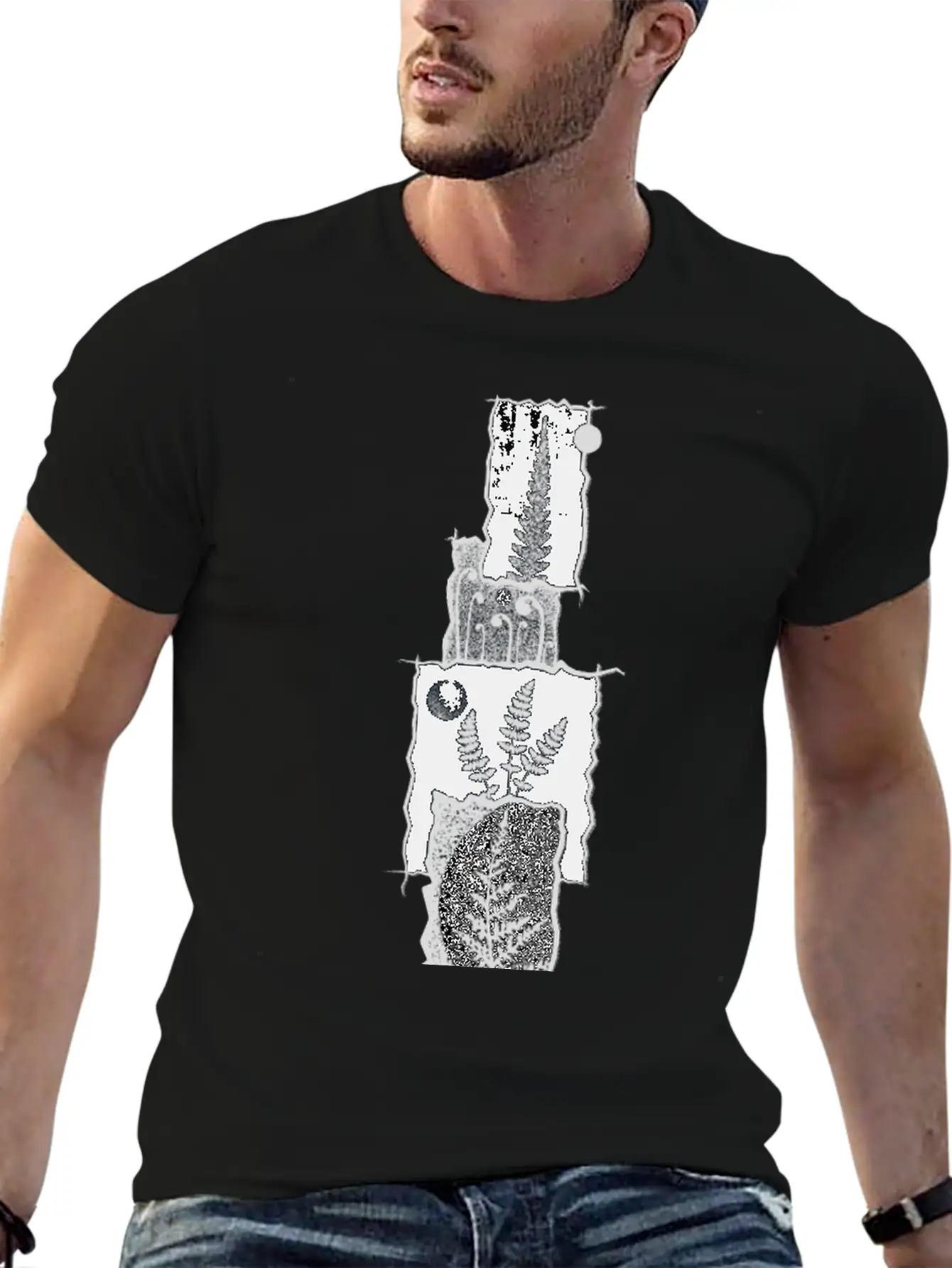 Fern Tower Casual Graphic T-Shirt – Simple And Comfortable Daily Wear