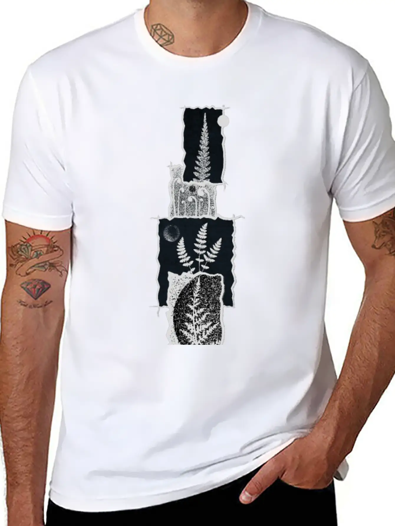 Fern Tower Casual Graphic T-Shirt – Simple And Comfortable Daily Wear