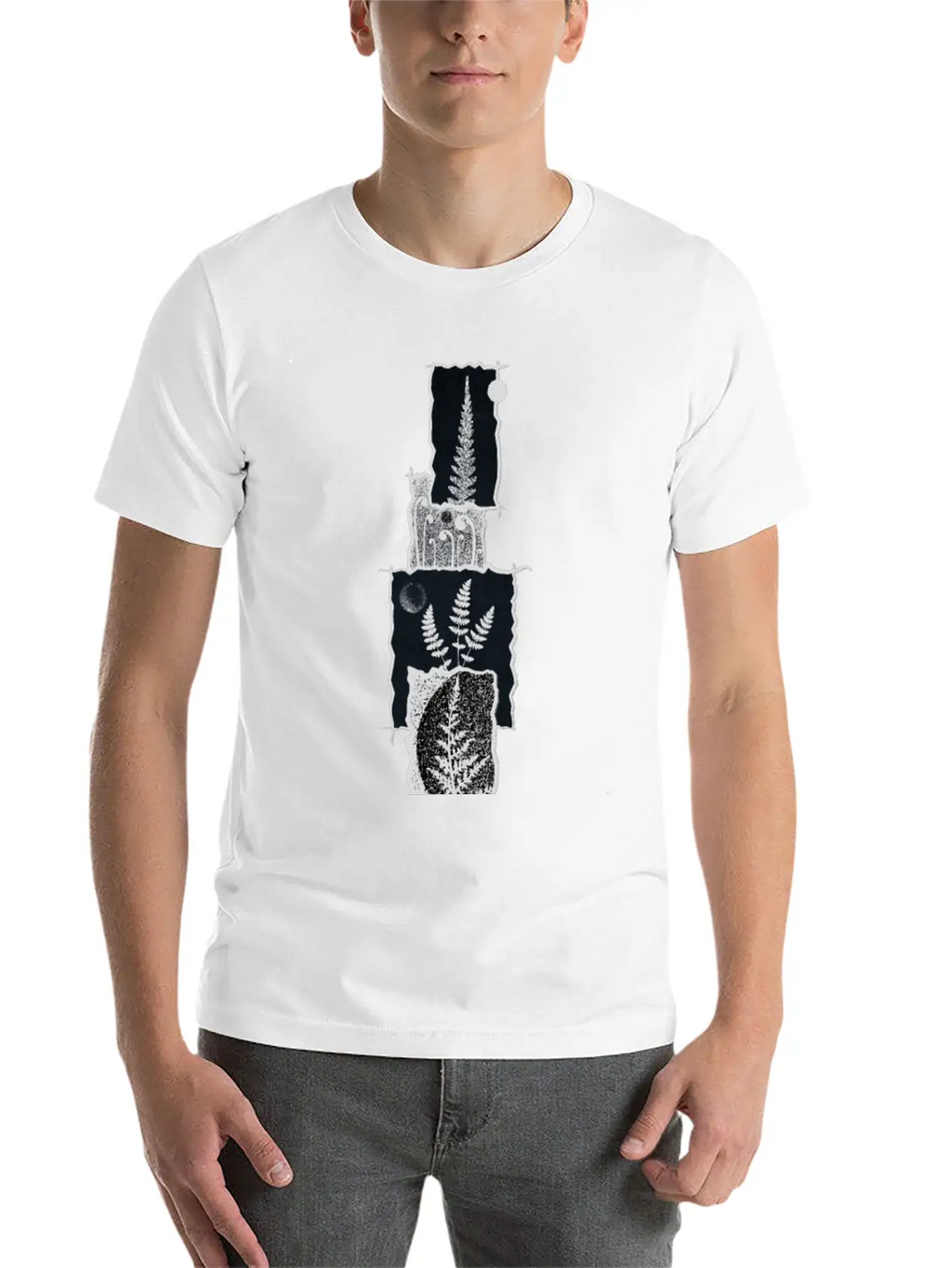 Fern Tower Casual Graphic T-Shirt – Simple And Comfortable Daily Wear
