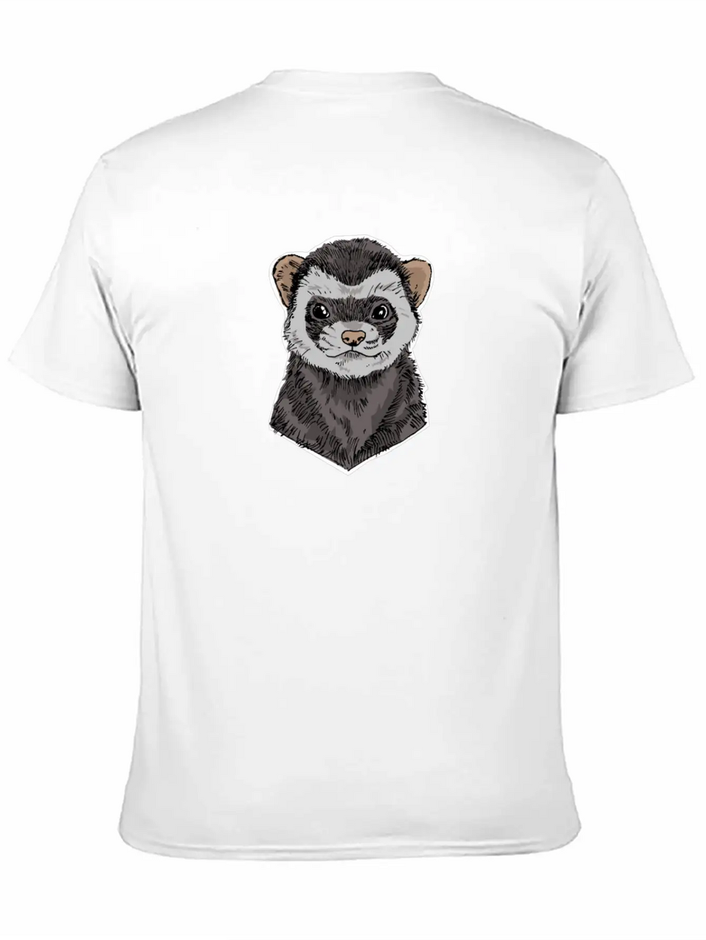 Ferret Funny Ferret Gift Casual Graphic T-Shirt – Simple And Comfortable Daily Wear