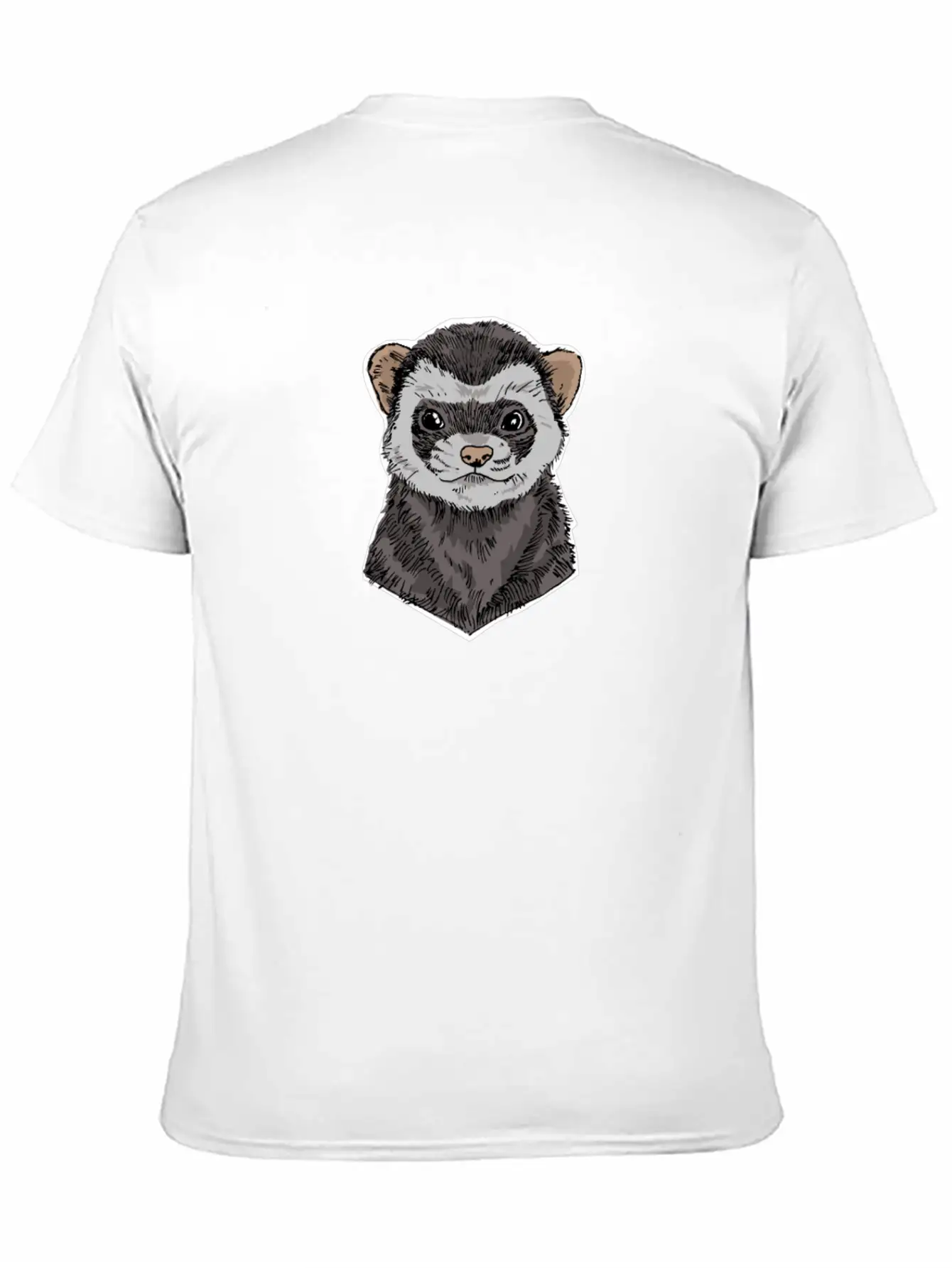 Ferret Funny Ferret Gift Casual Graphic T-Shirt – Simple And Comfortable Daily Wear