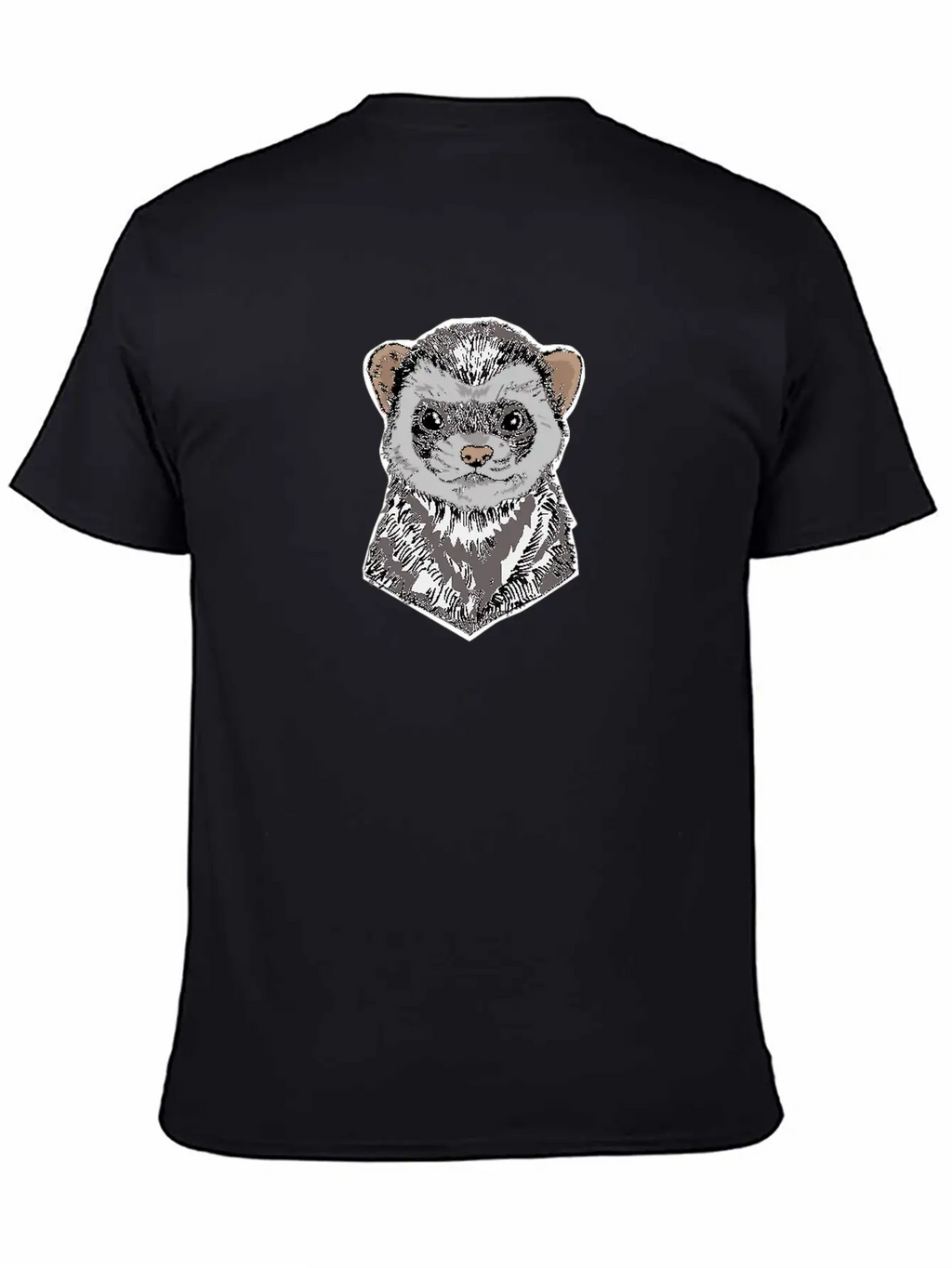 Ferret Funny Ferret Gift Casual Graphic T-Shirt – Simple And Comfortable Daily Wear