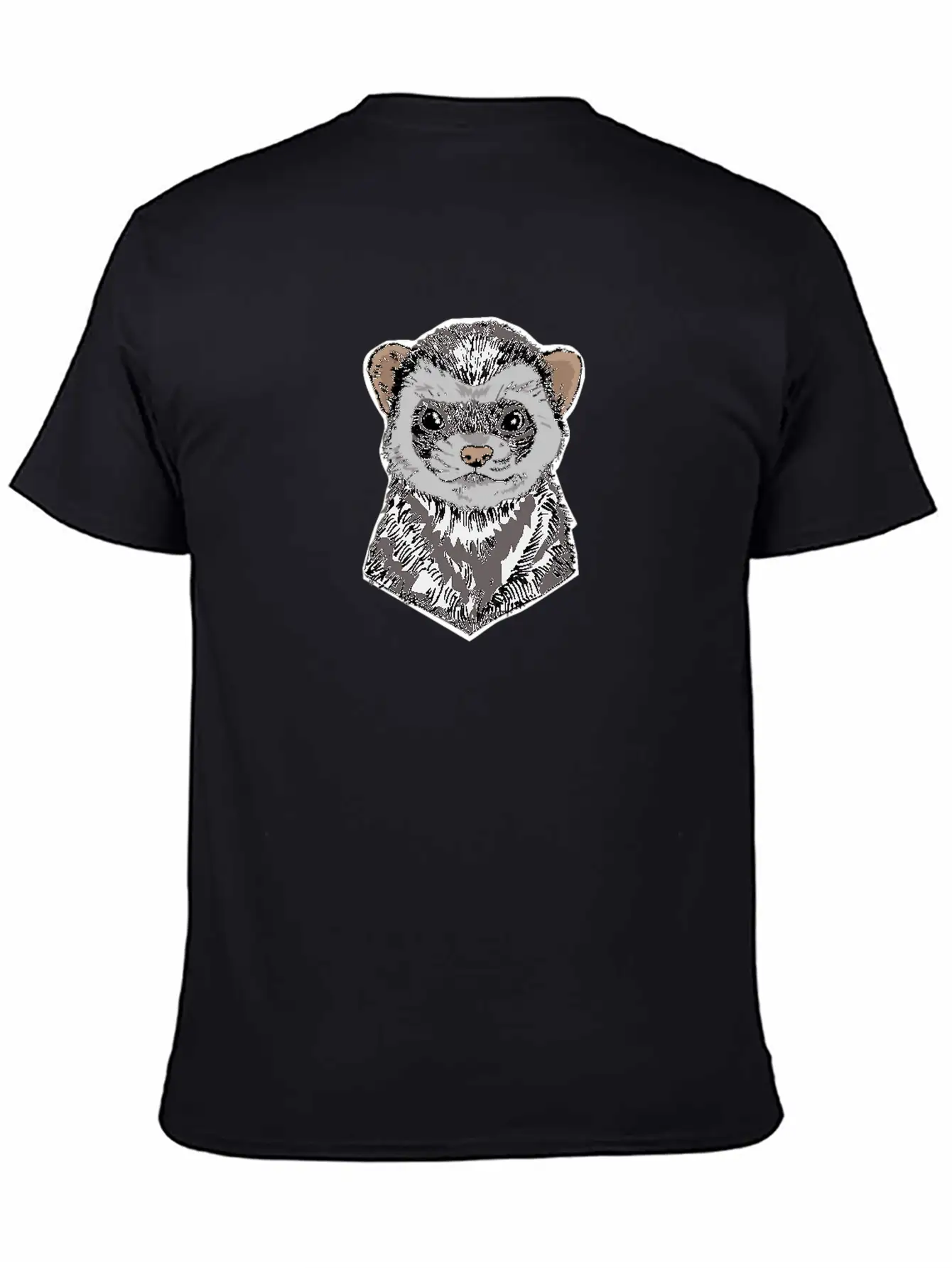 Ferret Funny Ferret Gift Casual Graphic T-Shirt – Simple And Comfortable Daily Wear
