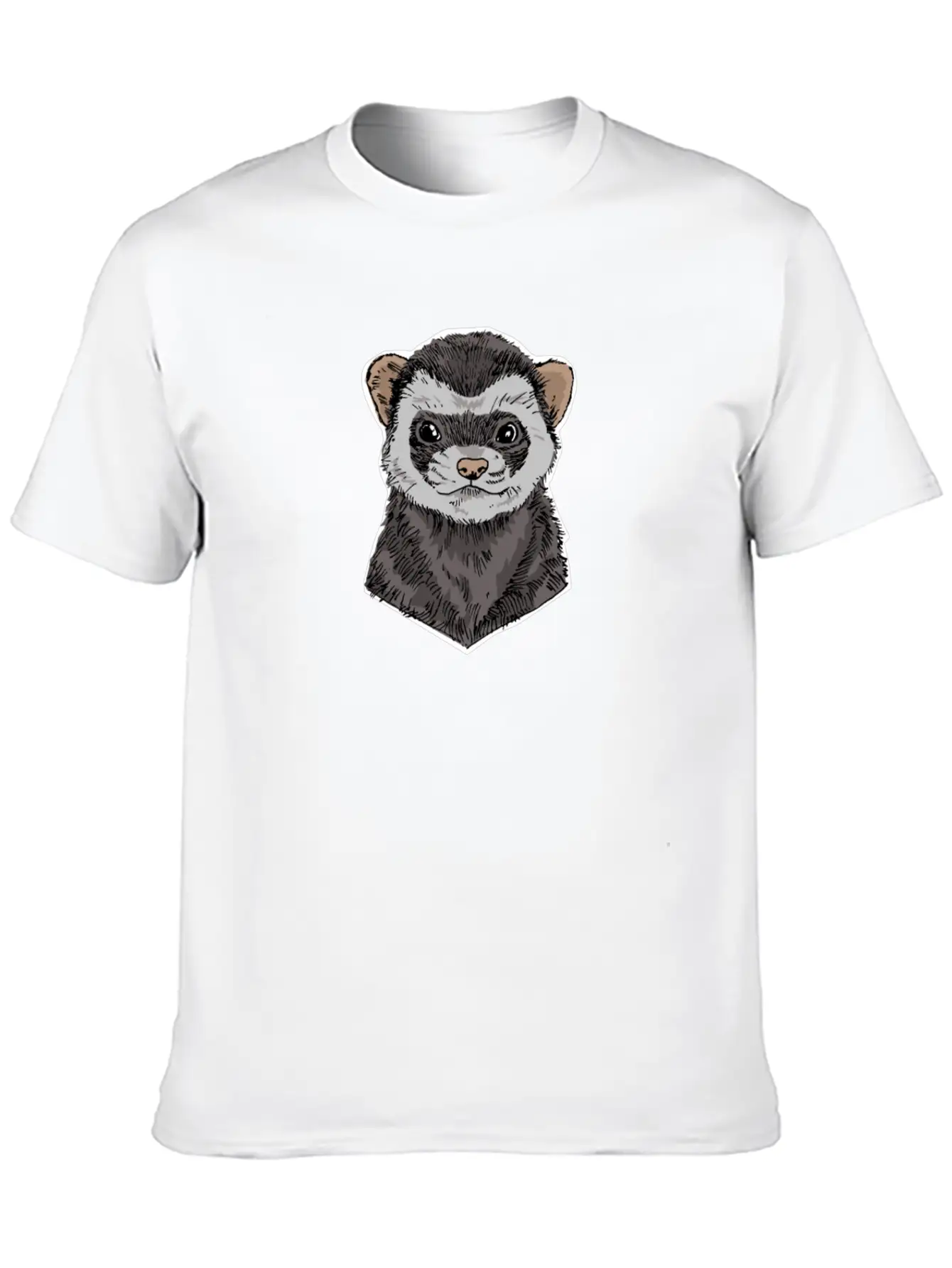 Ferret Funny Ferret Gift Casual Graphic T-Shirt – Simple And Comfortable Daily Wear