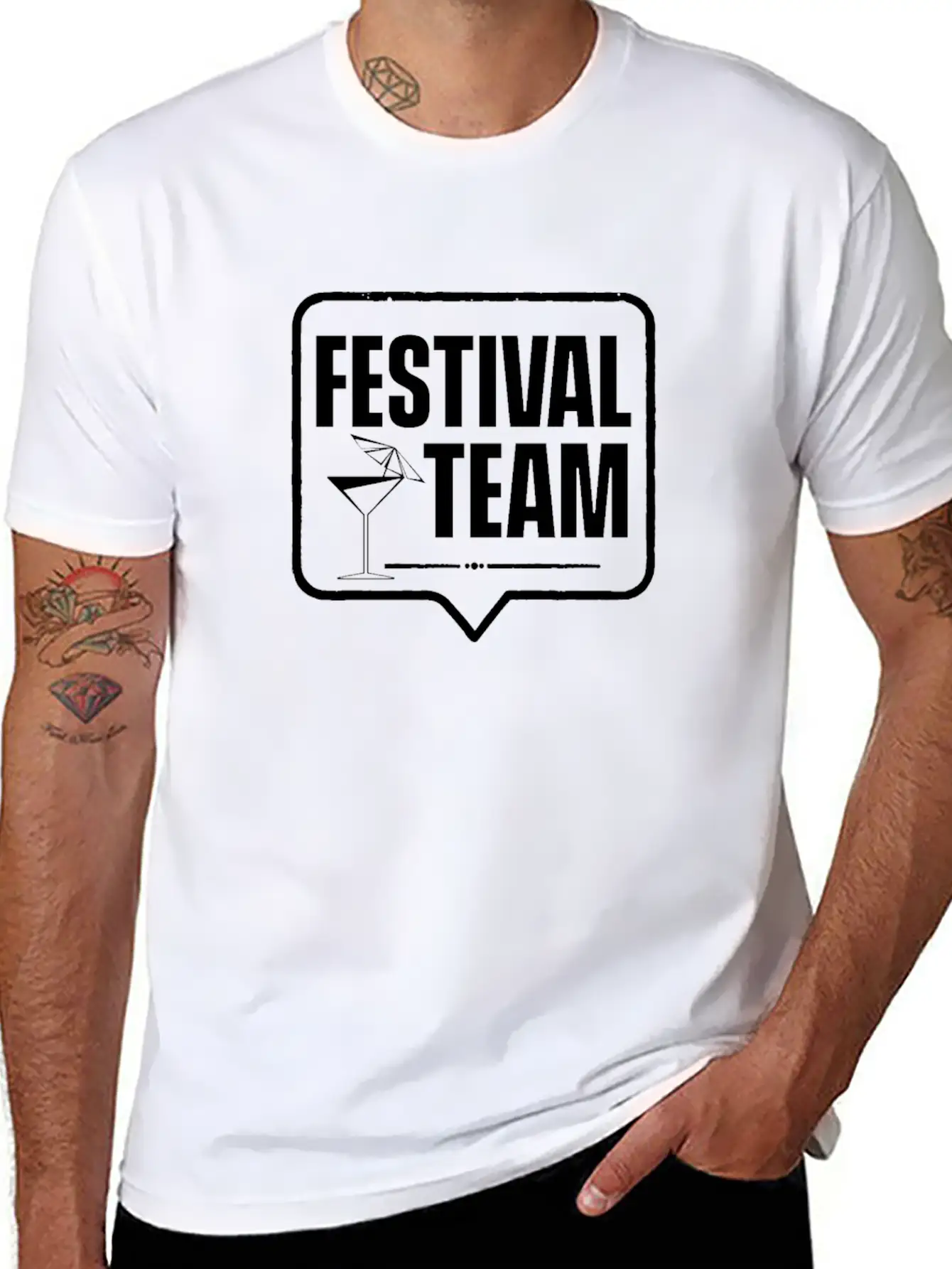 Festival Team Visitor Techno Rave Festivals Unisex Casual T-Shirt – Clean Design For Daily Comfort