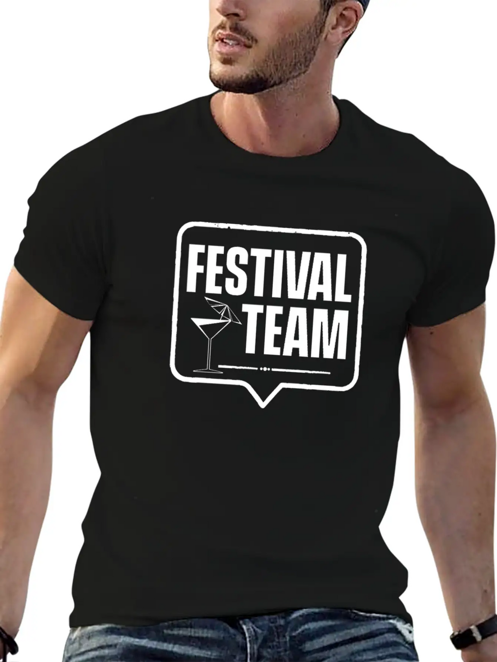 Festival Team Visitor Techno Rave Festivals Unisex Casual T-Shirt – Clean Design For Daily Comfort