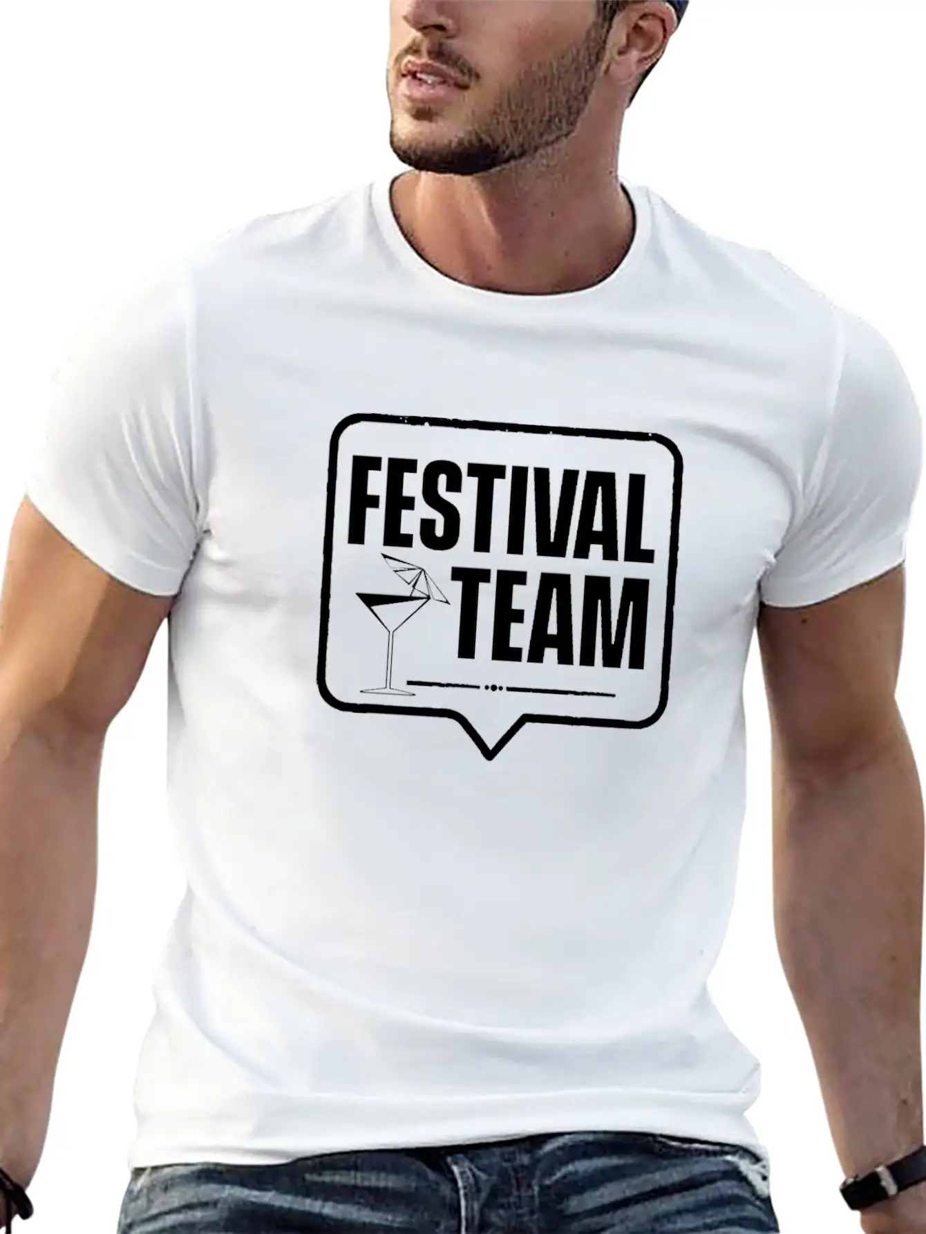 Festival Team Visitor Techno Rave Festivals Unisex Casual T-Shirt – Clean Design For Daily Comfort