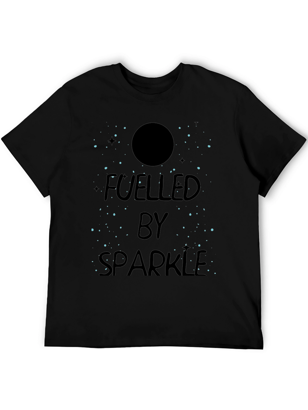 Fuelled By Sparkle Graphic T-Shirt