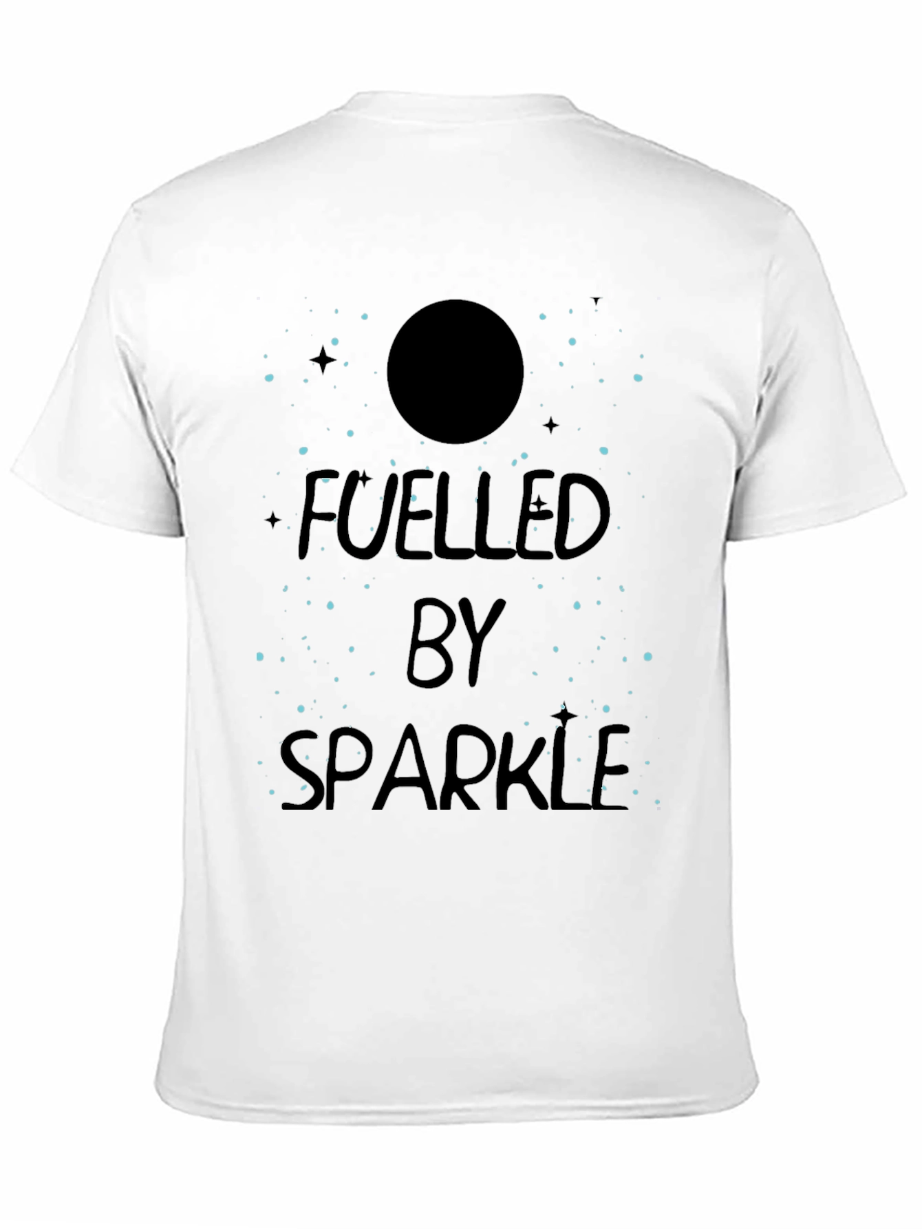 Fuelled By Sparkle Graphic T-Shirt