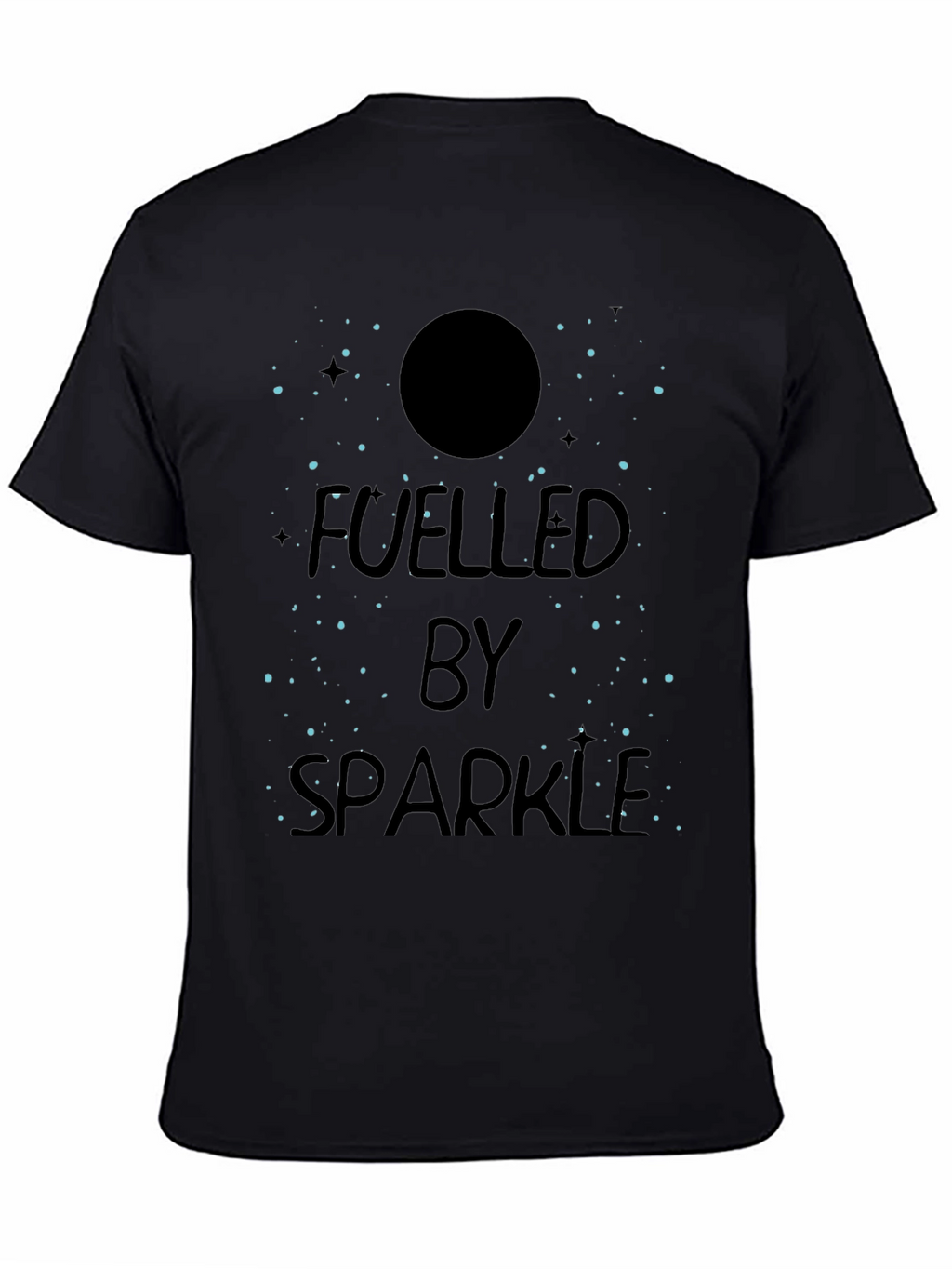 Fuelled By Sparkle Graphic T-Shirt