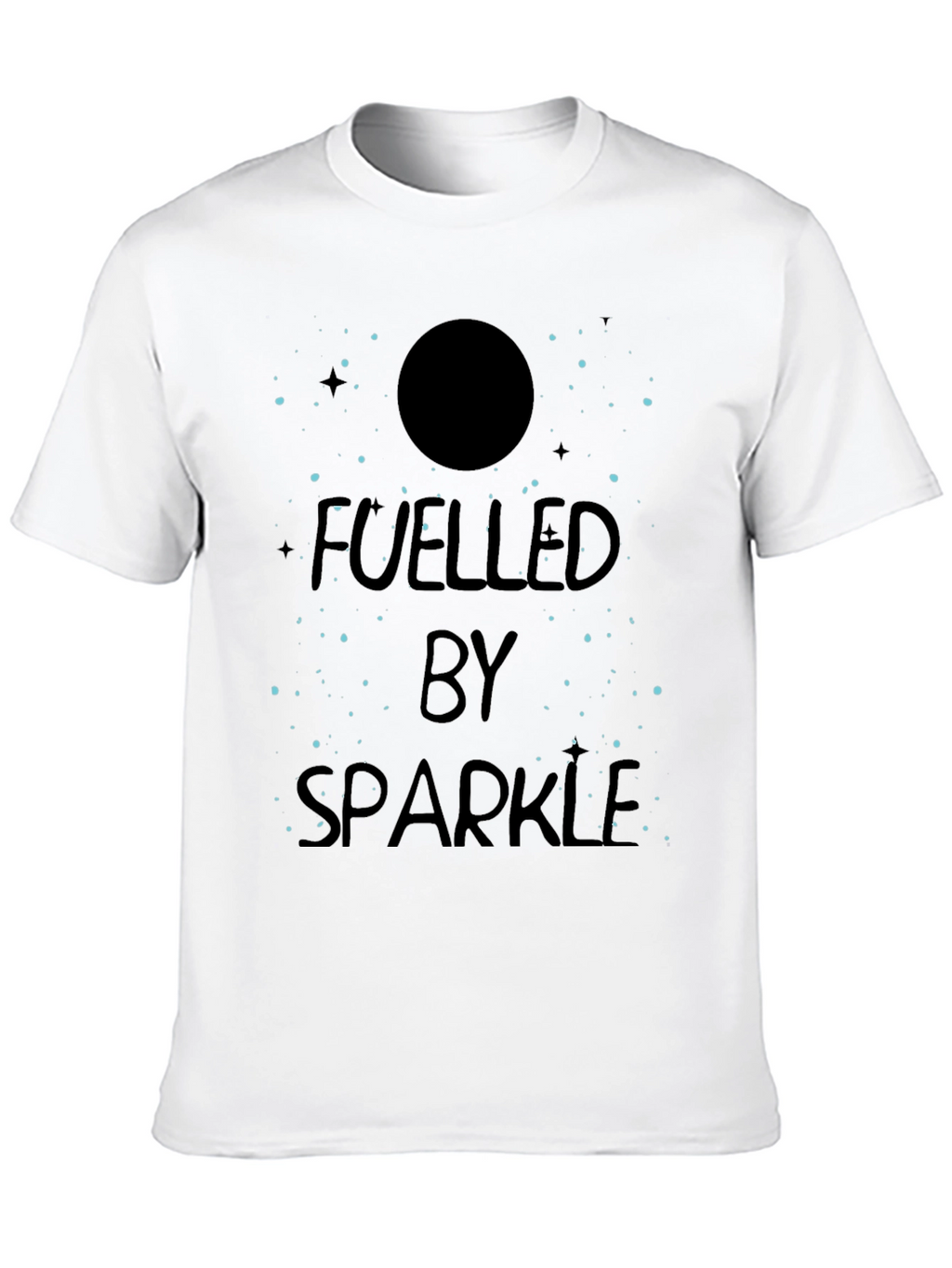 Fuelled By Sparkle Graphic T-Shirt
