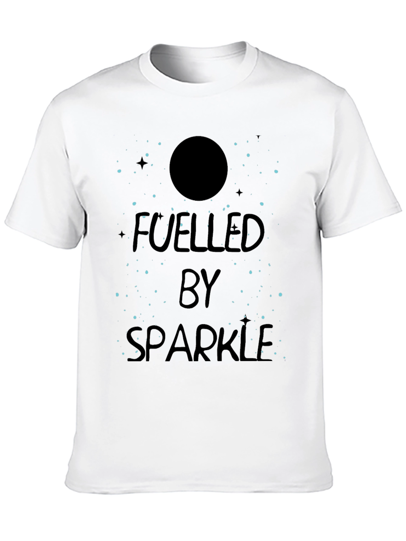 Fuelled By Sparkle Graphic T-Shirt