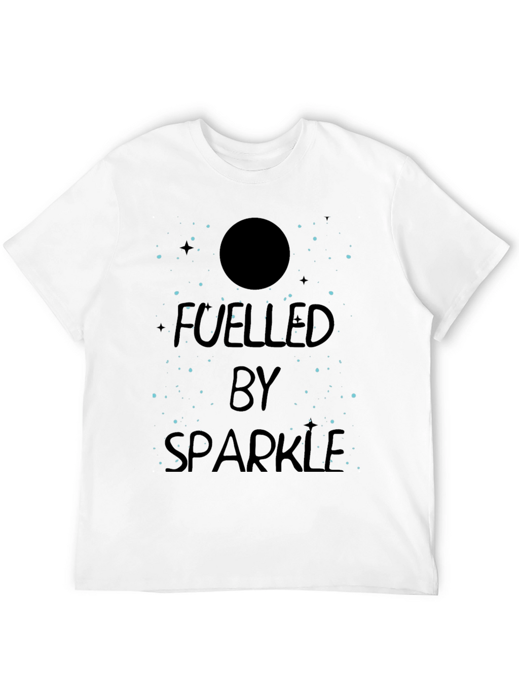 Fuelled By Sparkle Graphic T-Shirt