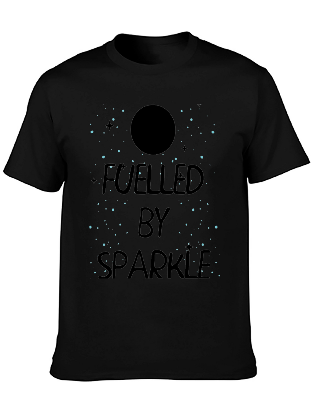 Fuelled By Sparkle Graphic T-Shirt