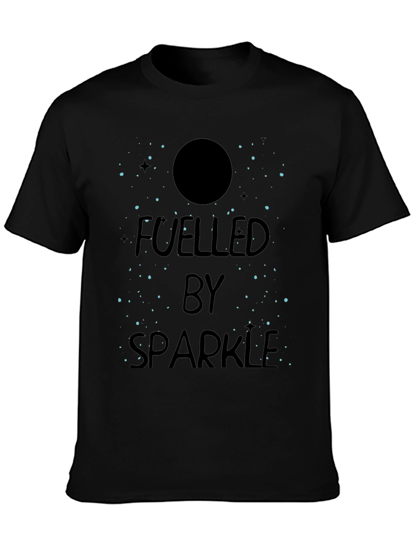 Fuelled By Sparkle Graphic T-Shirt