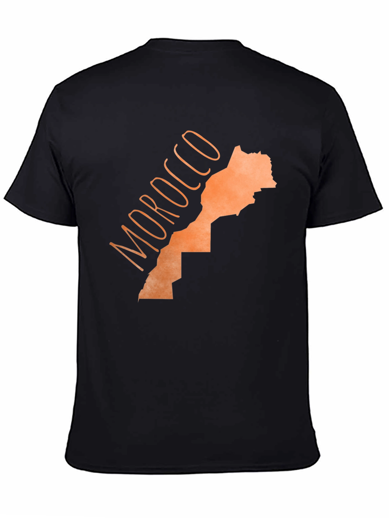 Morocco Map Graphic Tee - Stylish Country Pride
