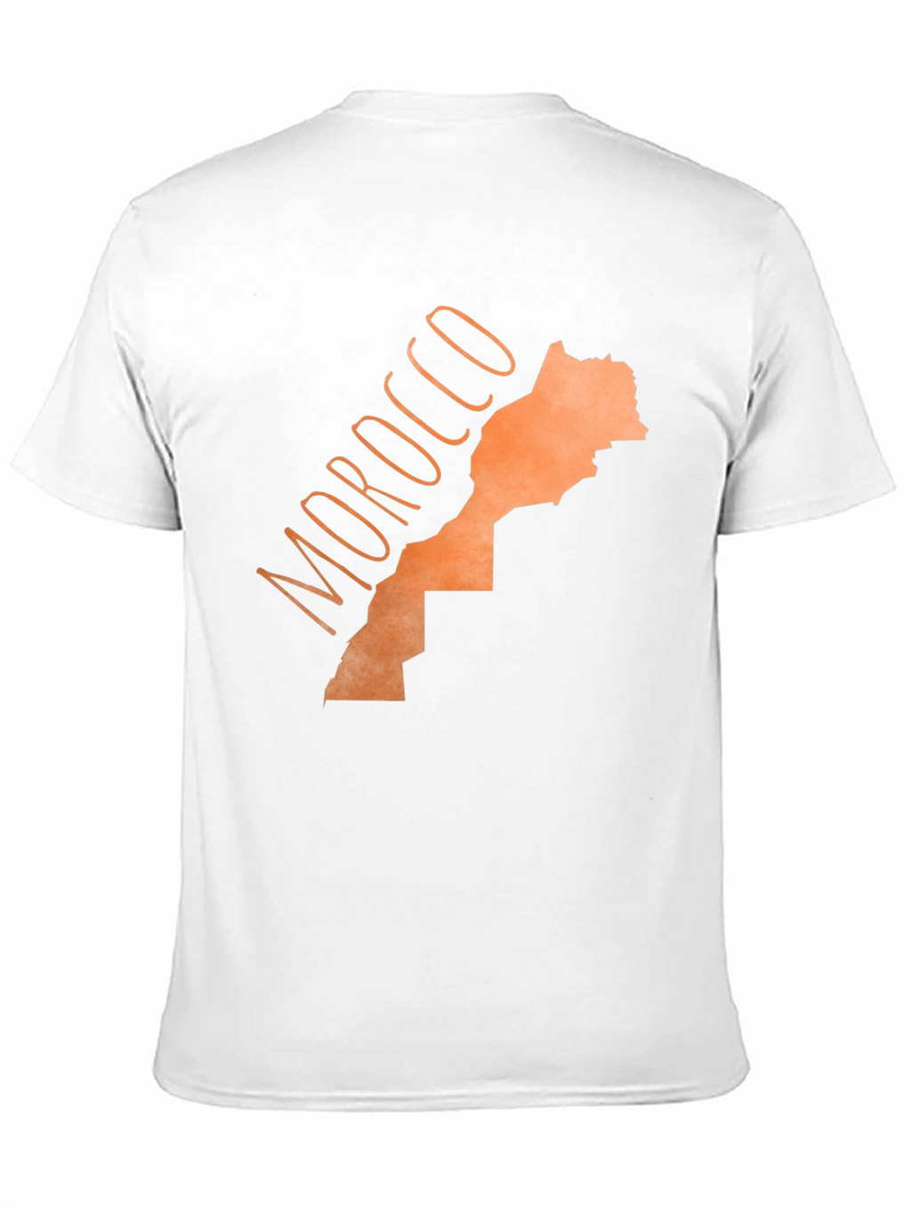 Morocco Map Graphic Tee - Stylish Country Pride