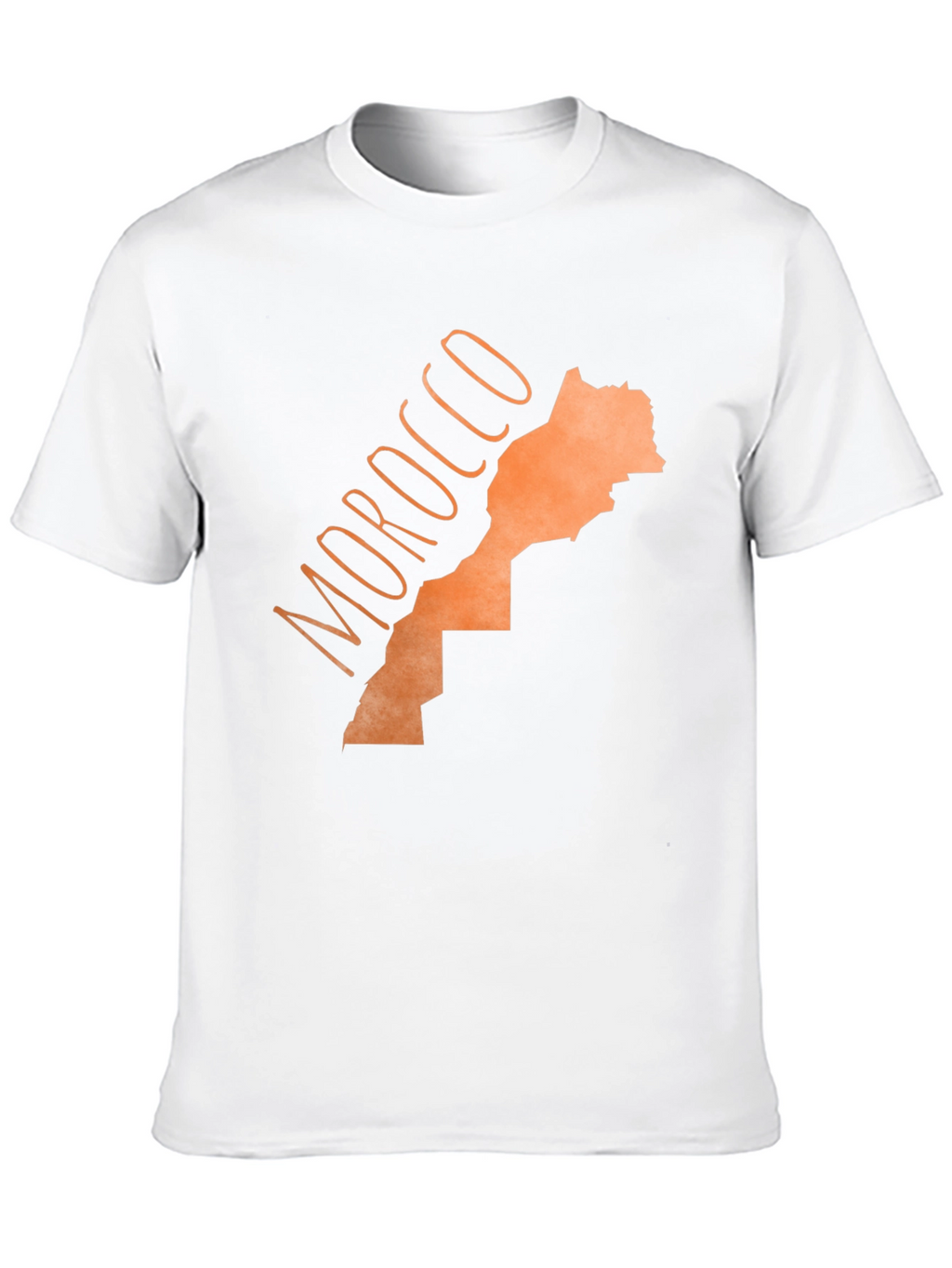 Morocco Map Graphic Tee - Stylish Country Pride