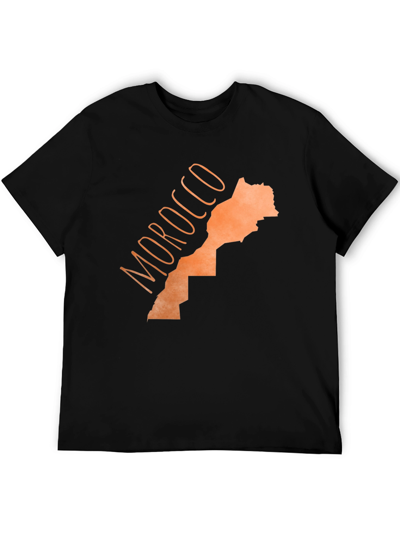 Morocco Map Graphic Tee - Stylish Country Pride