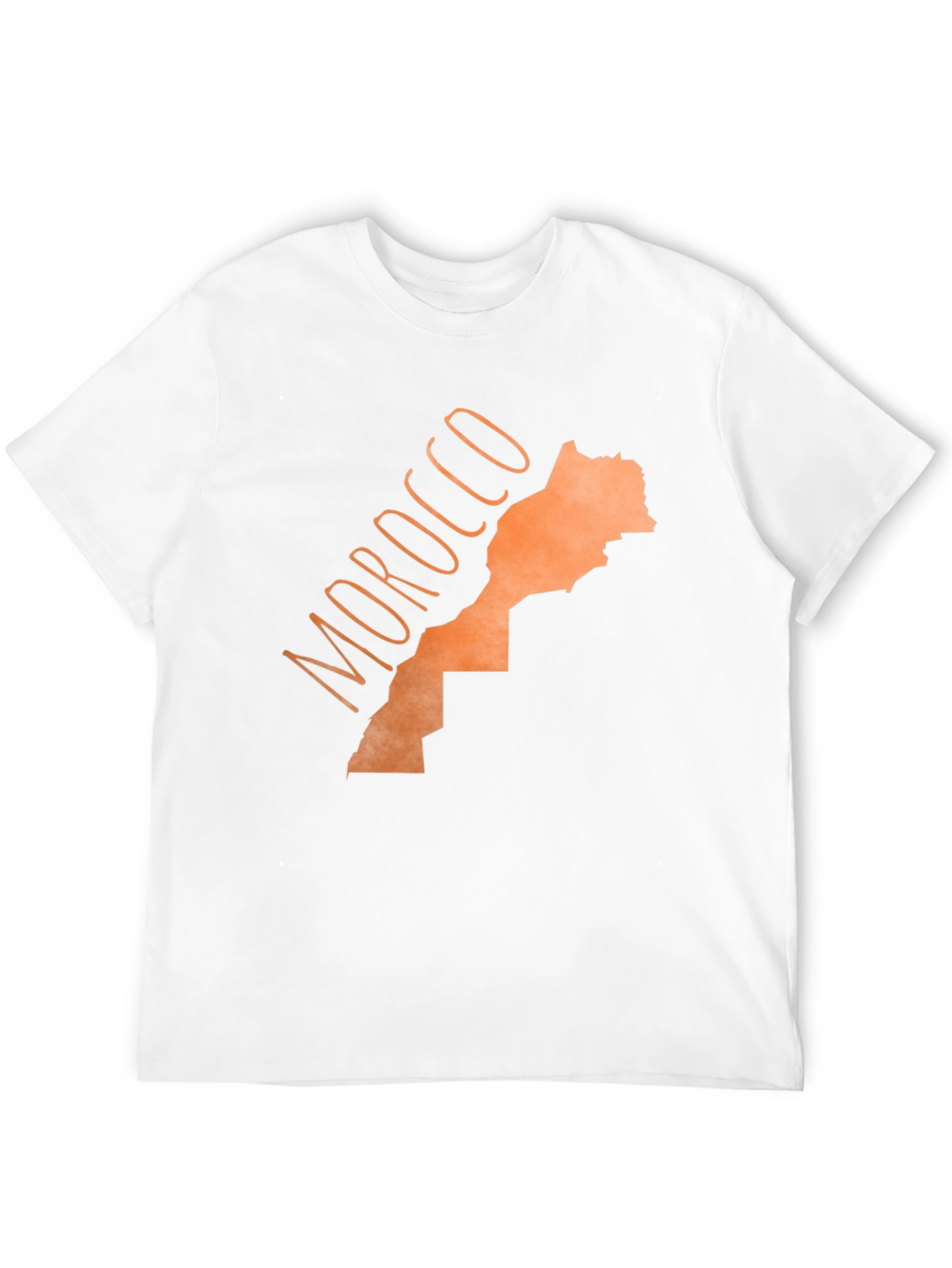 Morocco Map Graphic Tee - Stylish Country Pride