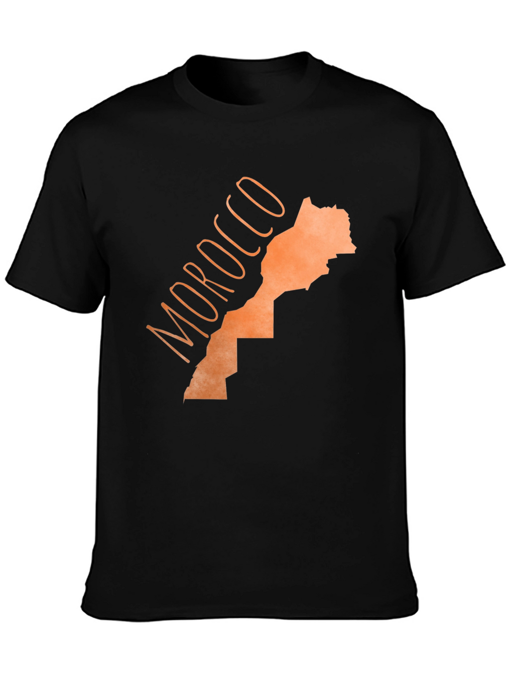 Morocco Map Graphic Tee - Stylish Country Pride