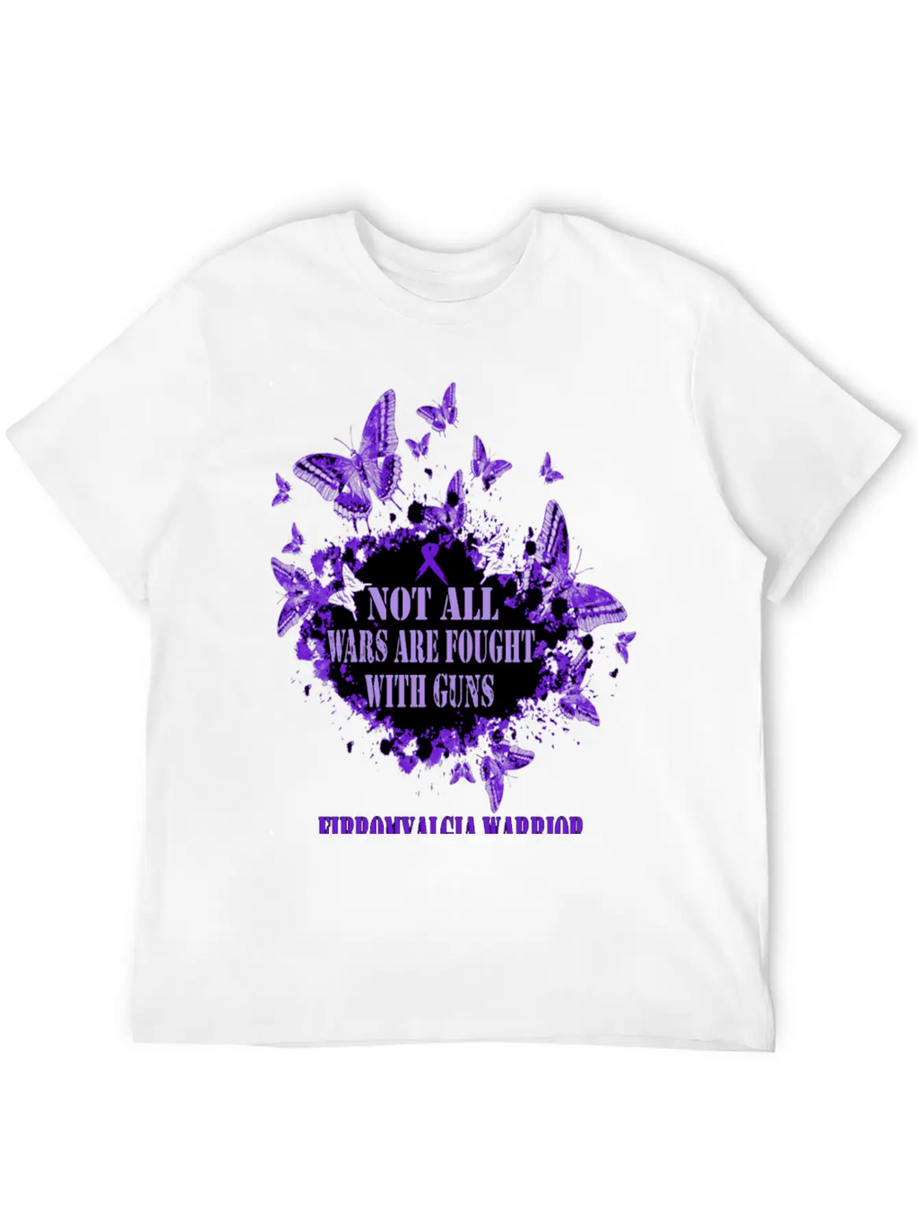 Fibromyalgia Awareness Unisex Casual T-Shirt – Clean Design For Daily Comfort