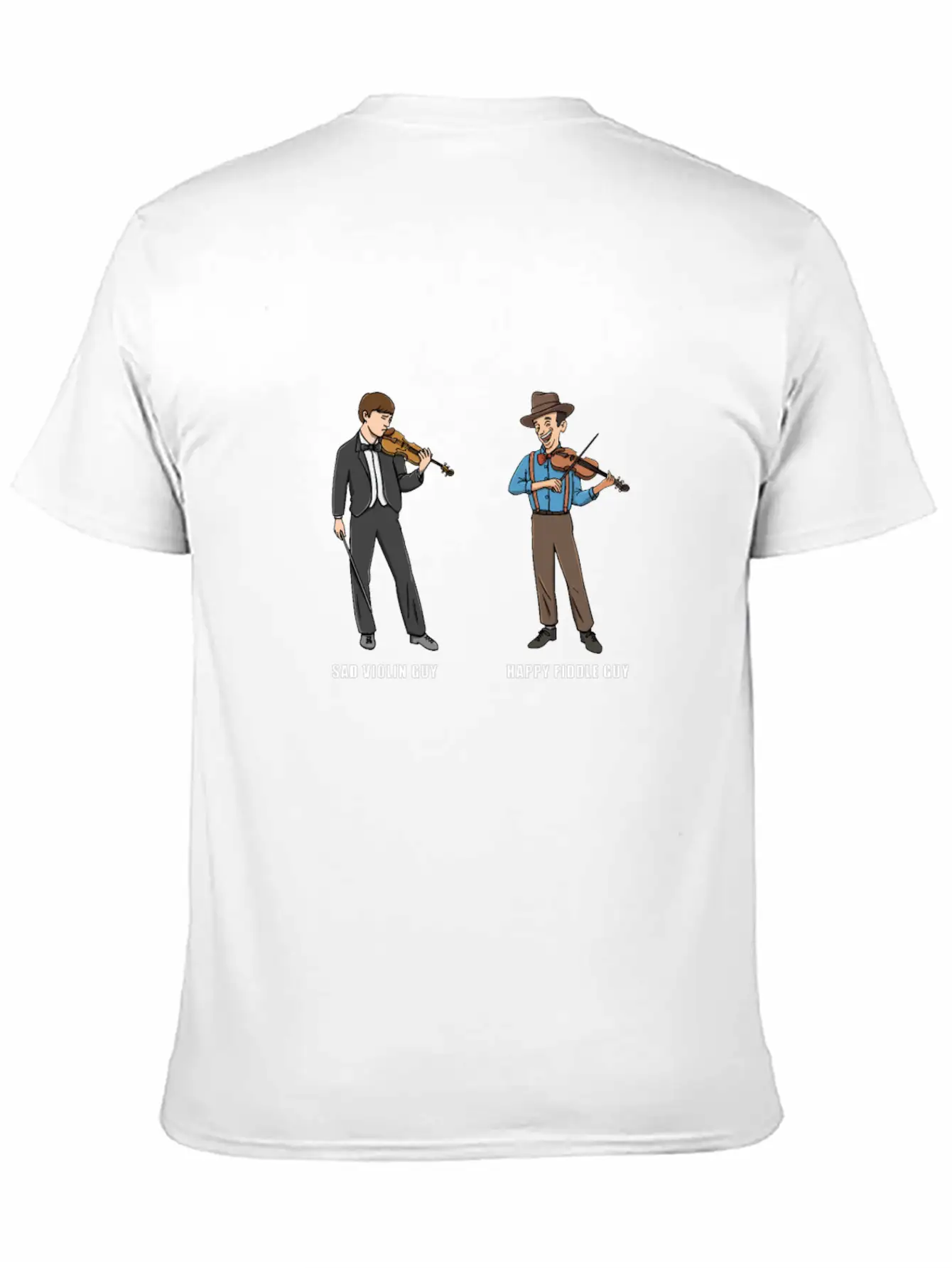 Fiddle Bluegrass Musician Design For Bluegrass Unisex Casual T-Shirt – Clean Design For Daily Comfort