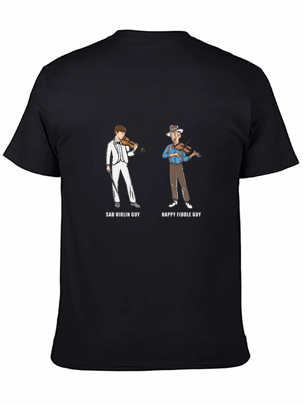 Fiddle Bluegrass Musician Design For Bluegrass Unisex Casual T-Shirt – Clean Design For Daily Comfort