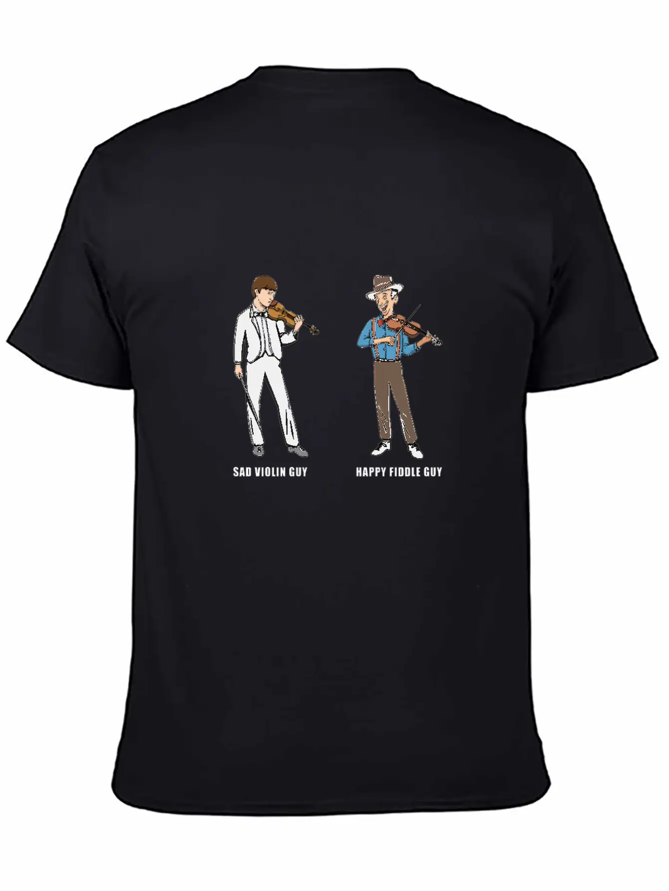 Fiddle Bluegrass Musician Design For Bluegrass Unisex Casual T-Shirt – Clean Design For Daily Comfort