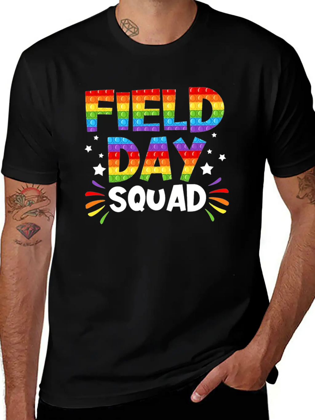 FIELD DAY SQUAD Unisex Short Sleeve Soft Cotton T-Shirt – Casual Everyday Wear