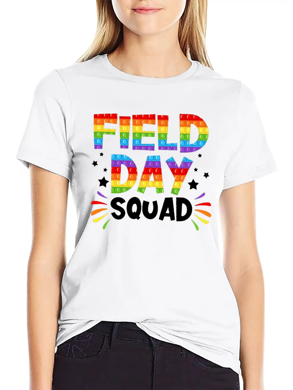 FIELD DAY SQUAD Unisex Short Sleeve Soft Cotton T-Shirt – Casual Everyday Wear