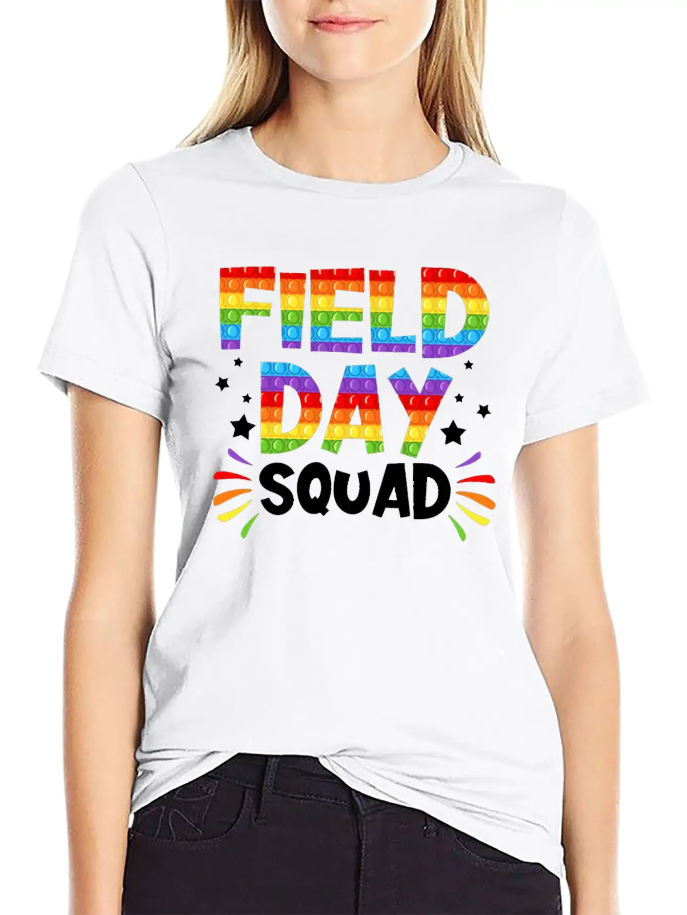 FIELD DAY SQUAD Unisex Short Sleeve Soft Cotton T-Shirt – Casual Everyday Wear