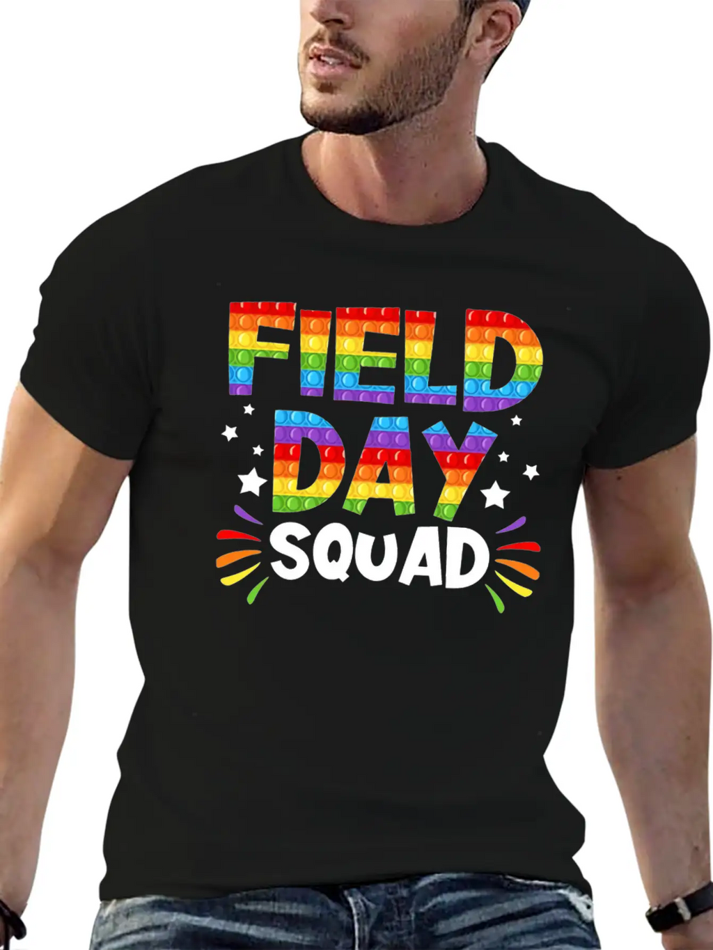 FIELD DAY SQUAD Unisex Short Sleeve Soft Cotton T-Shirt – Casual Everyday Wear