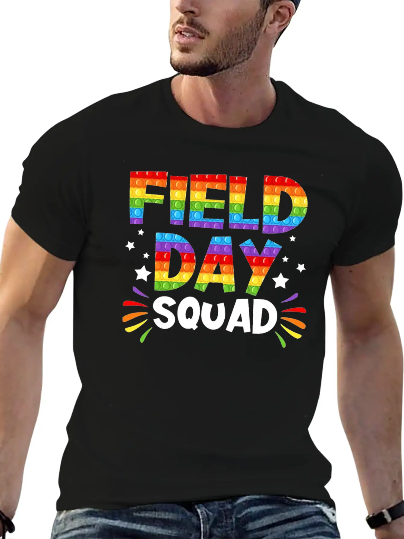 FIELD DAY SQUAD Unisex Short Sleeve Soft Cotton T-Shirt – Casual Everyday Wear