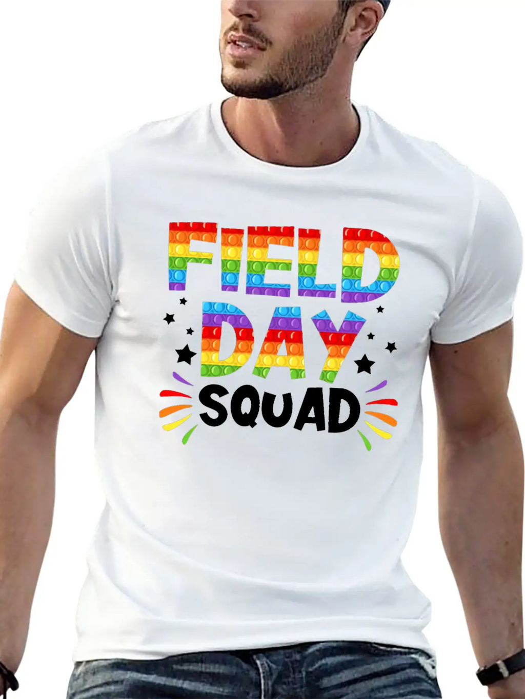 FIELD DAY SQUAD Unisex Short Sleeve Soft Cotton T-Shirt – Casual Everyday Wear