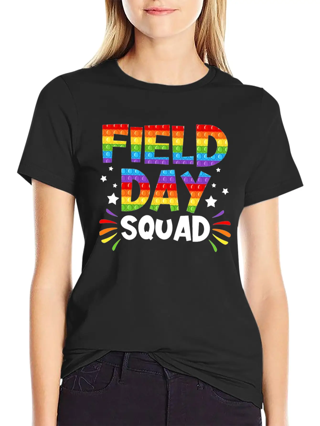FIELD DAY SQUAD Unisex Short Sleeve Soft Cotton T-Shirt – Casual Everyday Wear