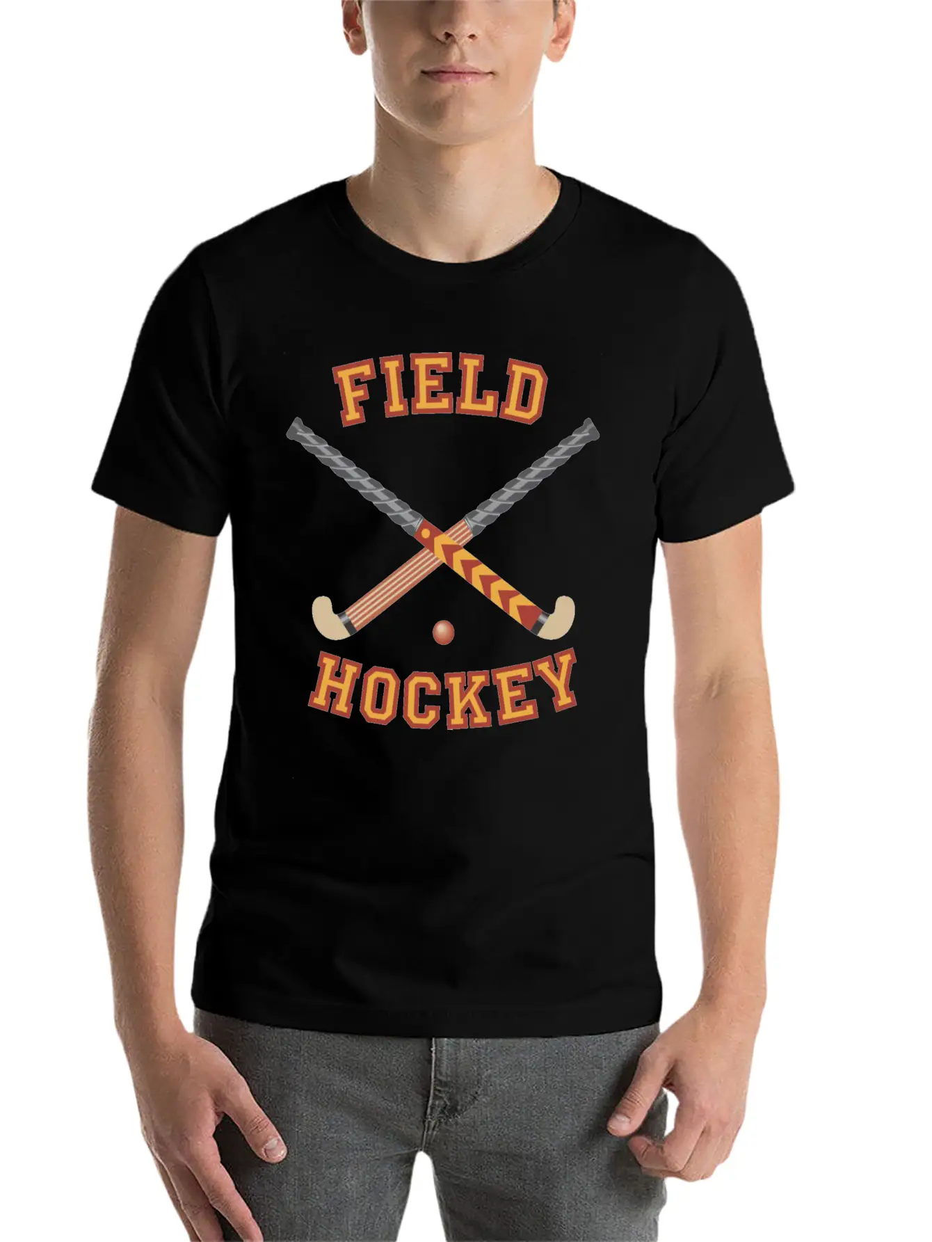 Field Hockey T-shirts And Gifts Unisex Short Sleeve Soft Cotton T-Shirt – Casual Everyday Wear