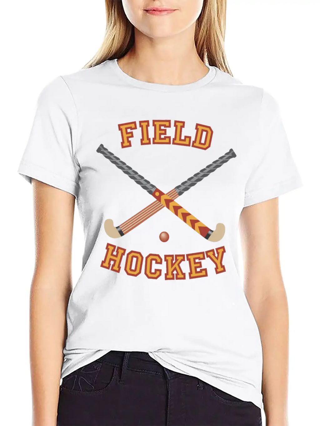 Field Hockey T-shirts And Gifts Unisex Short Sleeve Soft Cotton T-Shirt – Casual Everyday Wear