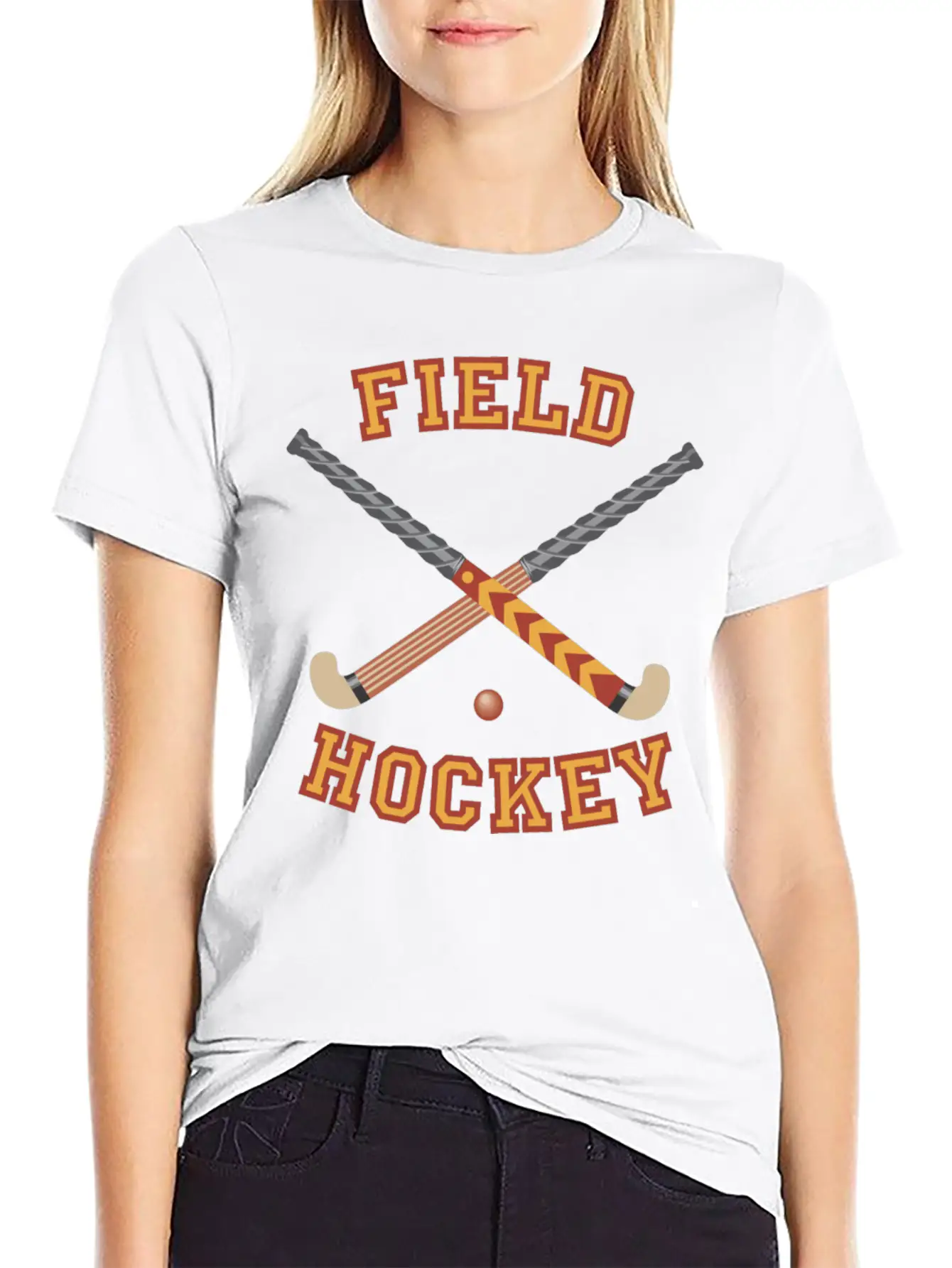 Field Hockey T-shirts And Gifts Unisex Short Sleeve Soft Cotton T-Shirt – Casual Everyday Wear