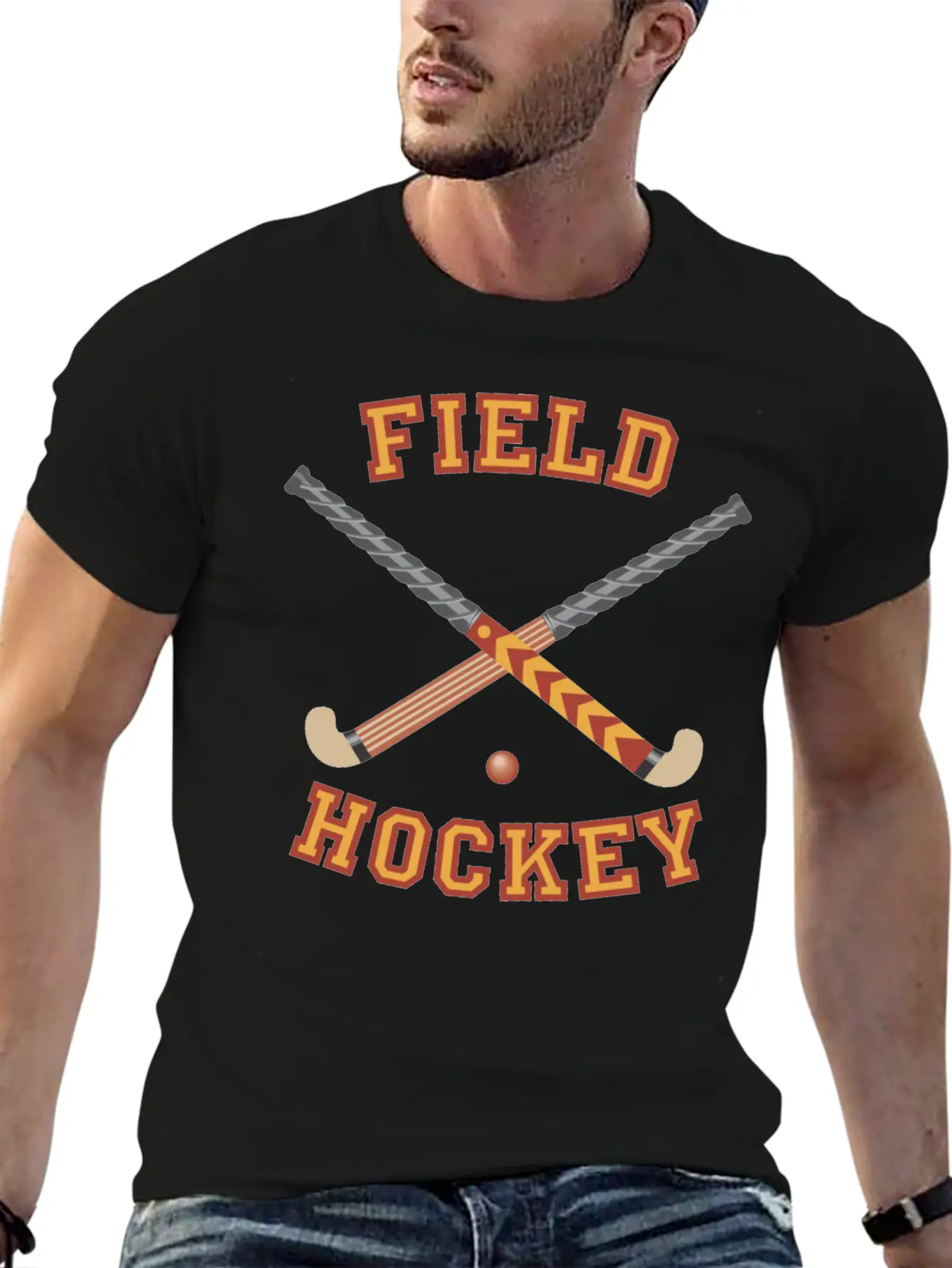 Field Hockey T-shirts And Gifts Unisex Short Sleeve Soft Cotton T-Shirt – Casual Everyday Wear