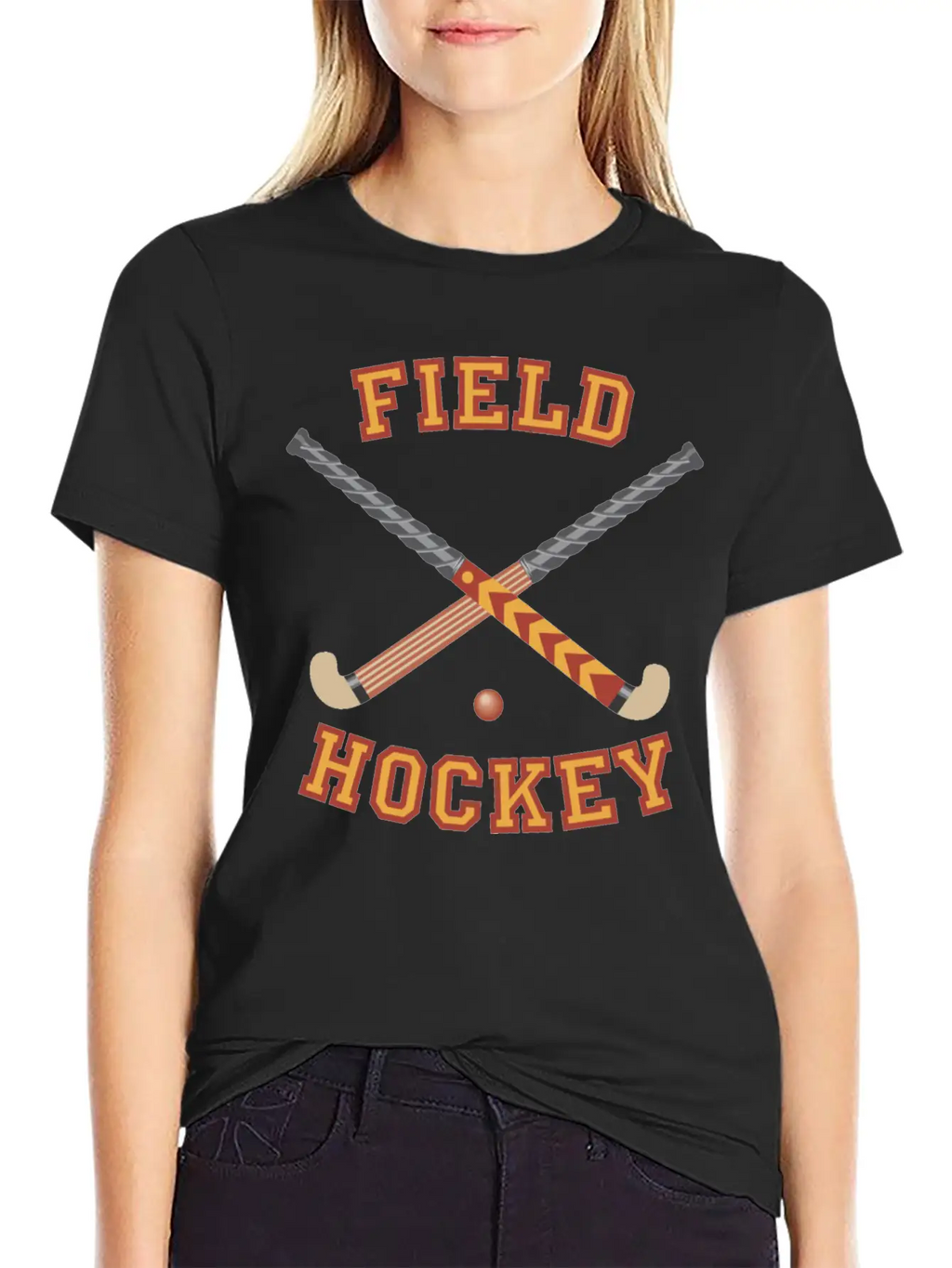Field Hockey T-shirts And Gifts Unisex Short Sleeve Soft Cotton T-Shirt – Casual Everyday Wear