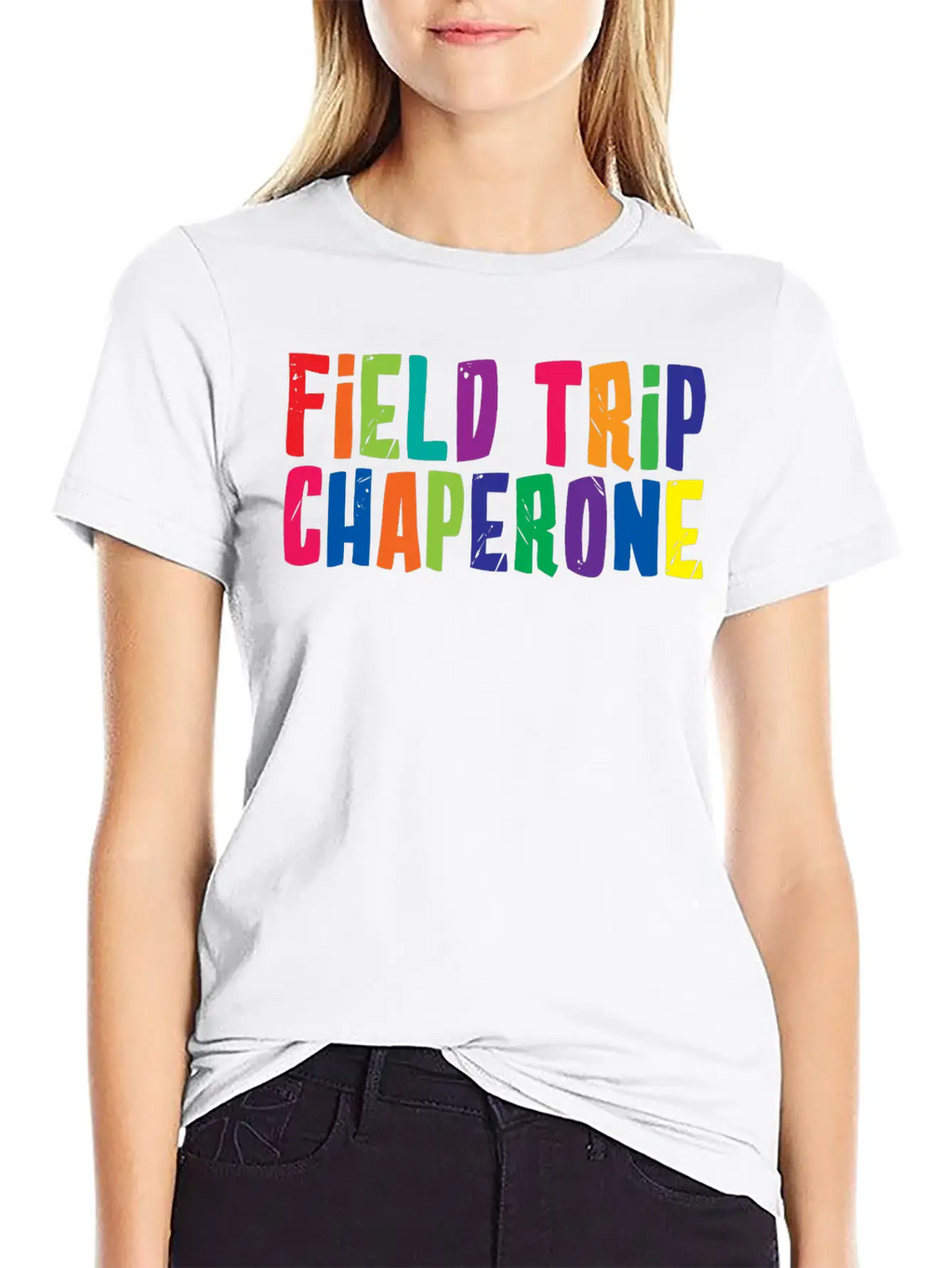 Field Trip Chaperone 2 Unisex Short Sleeve Soft Cotton T-Shirt – Casual Everyday Wear